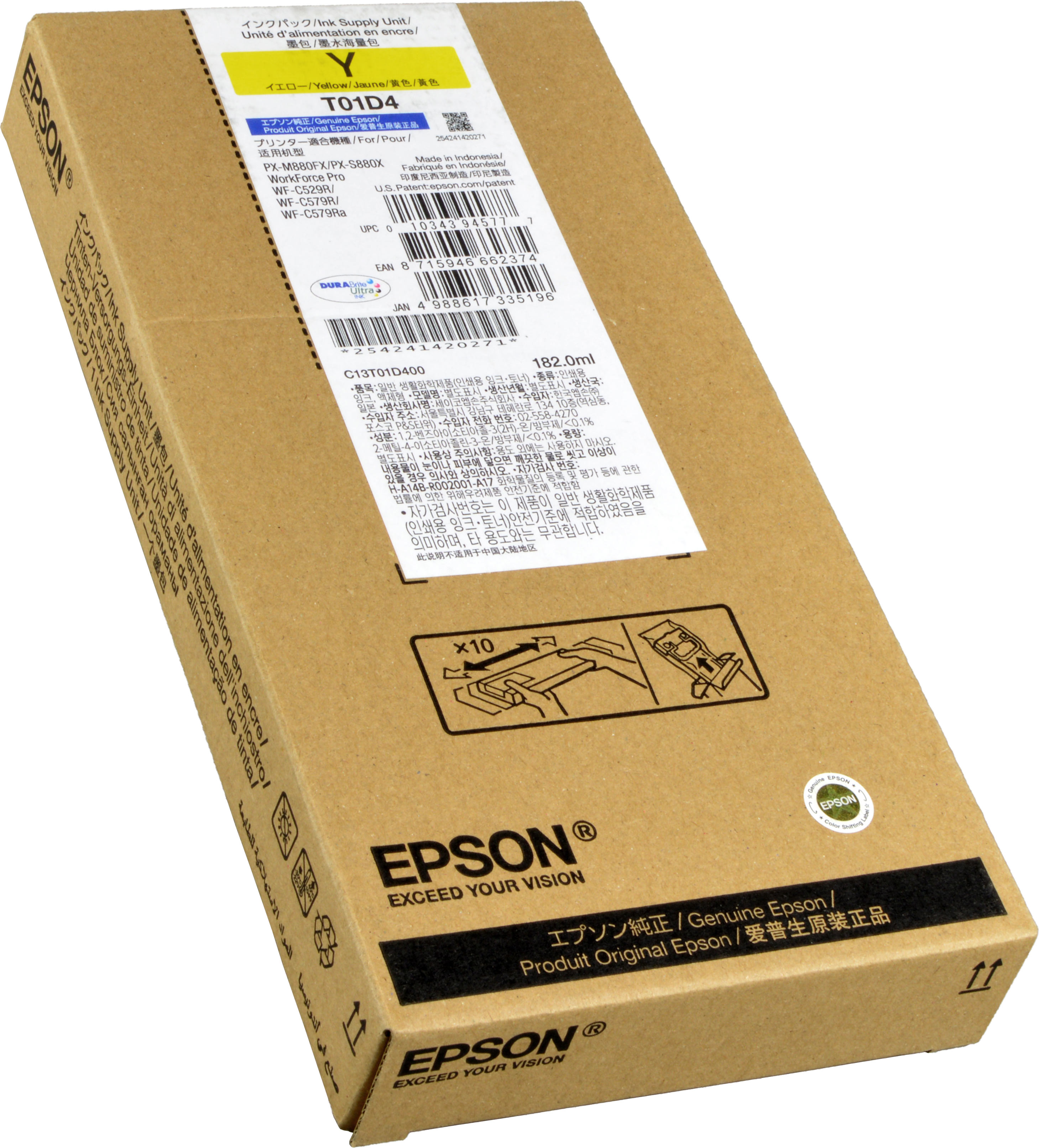 Epson Tinte C13T01D400  XXL  Yellow