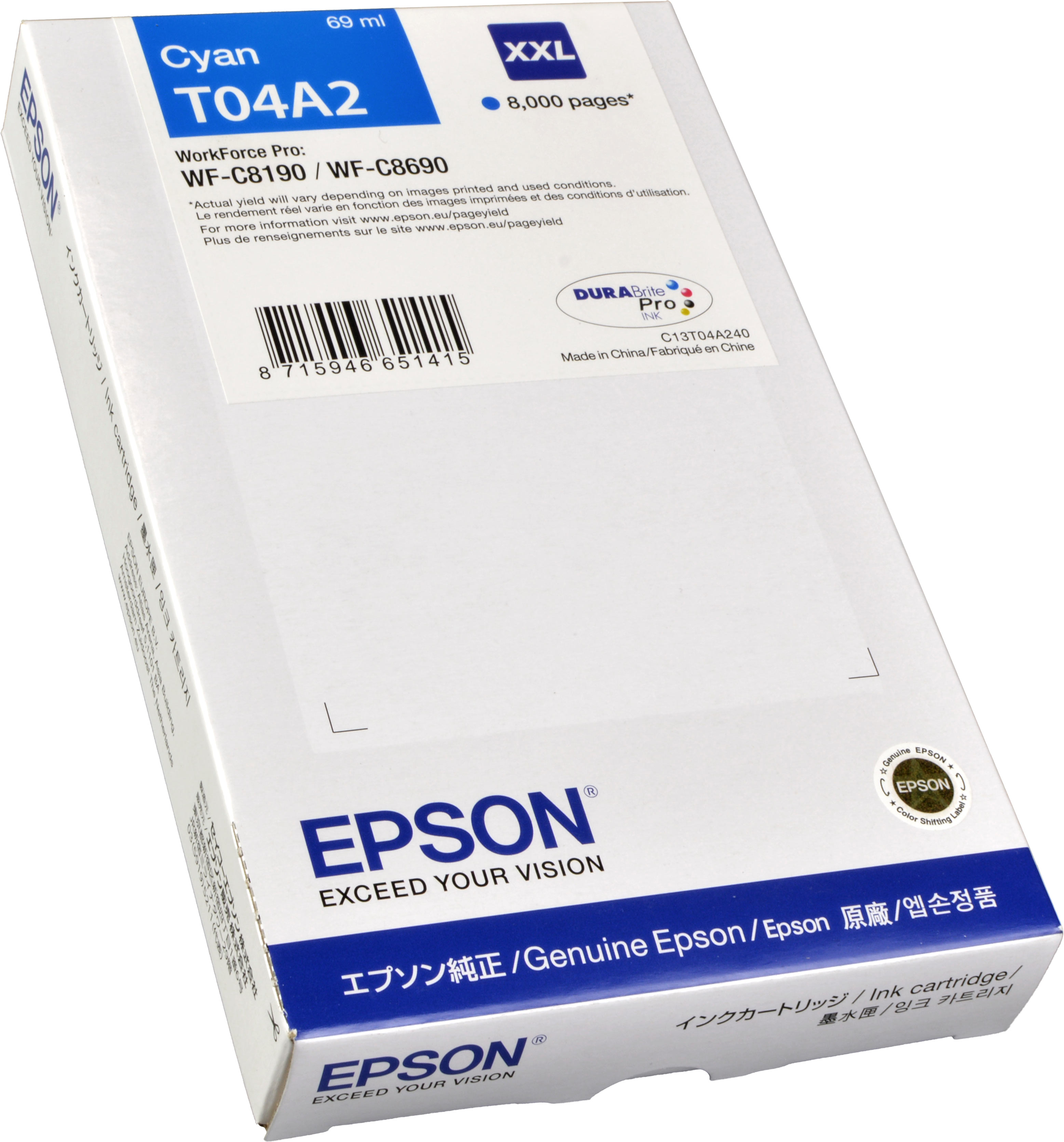 Epson Tinte C13T04A240  XXL  Cyan