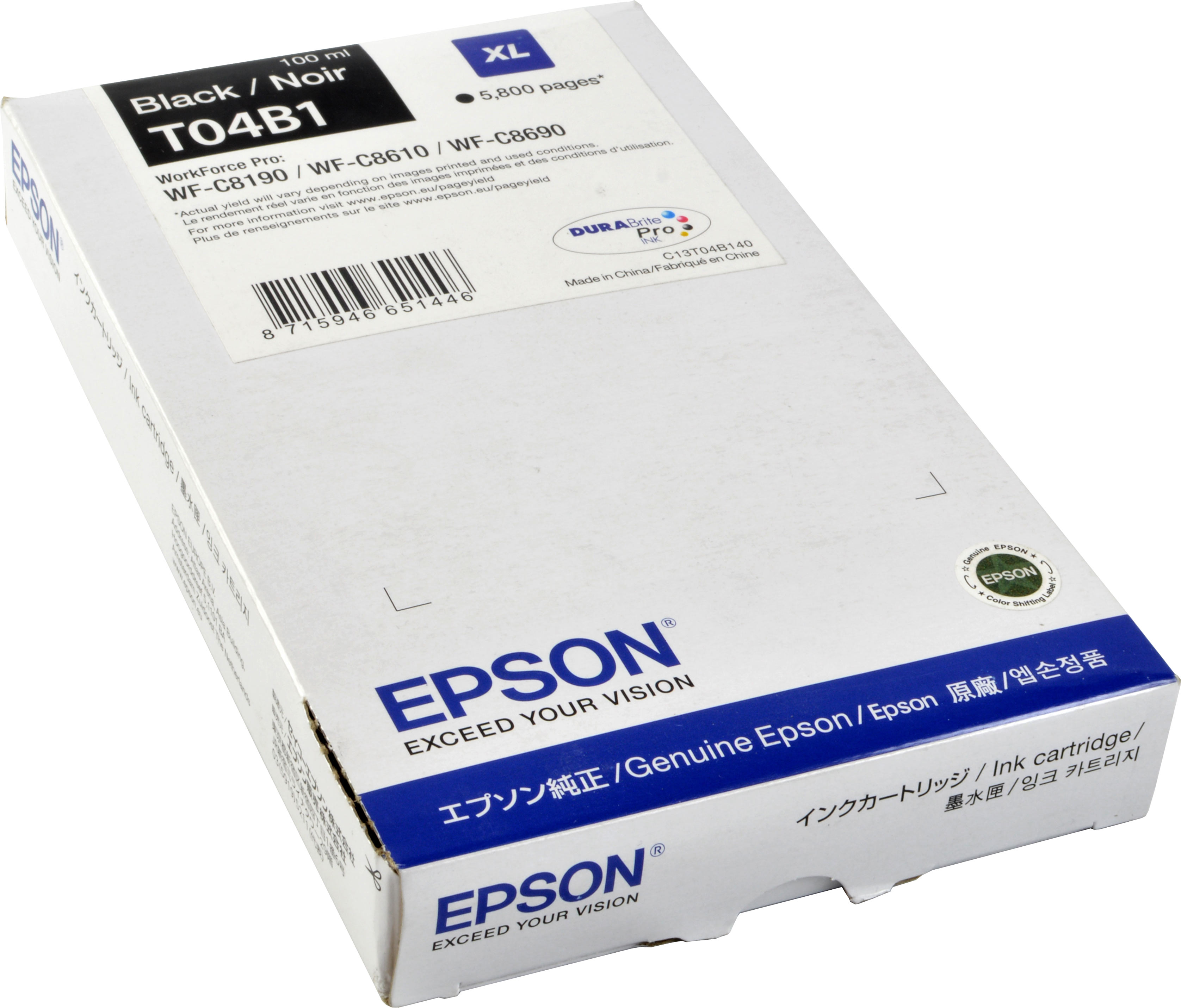 Epson Tinte C13T04B140 schwarz XL T04B1