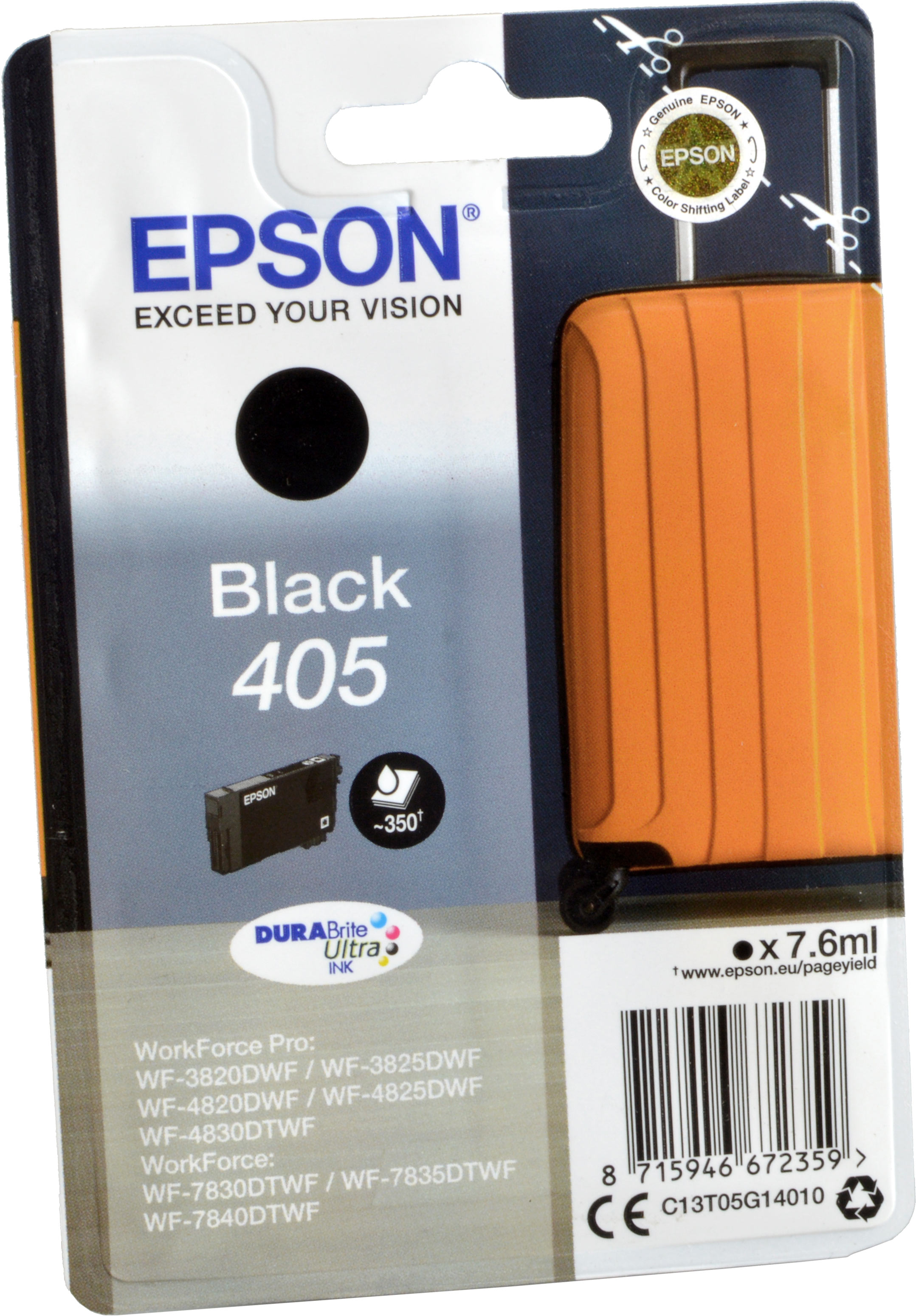 Epson Tinte C13T05G14010  Black 405  schwarz