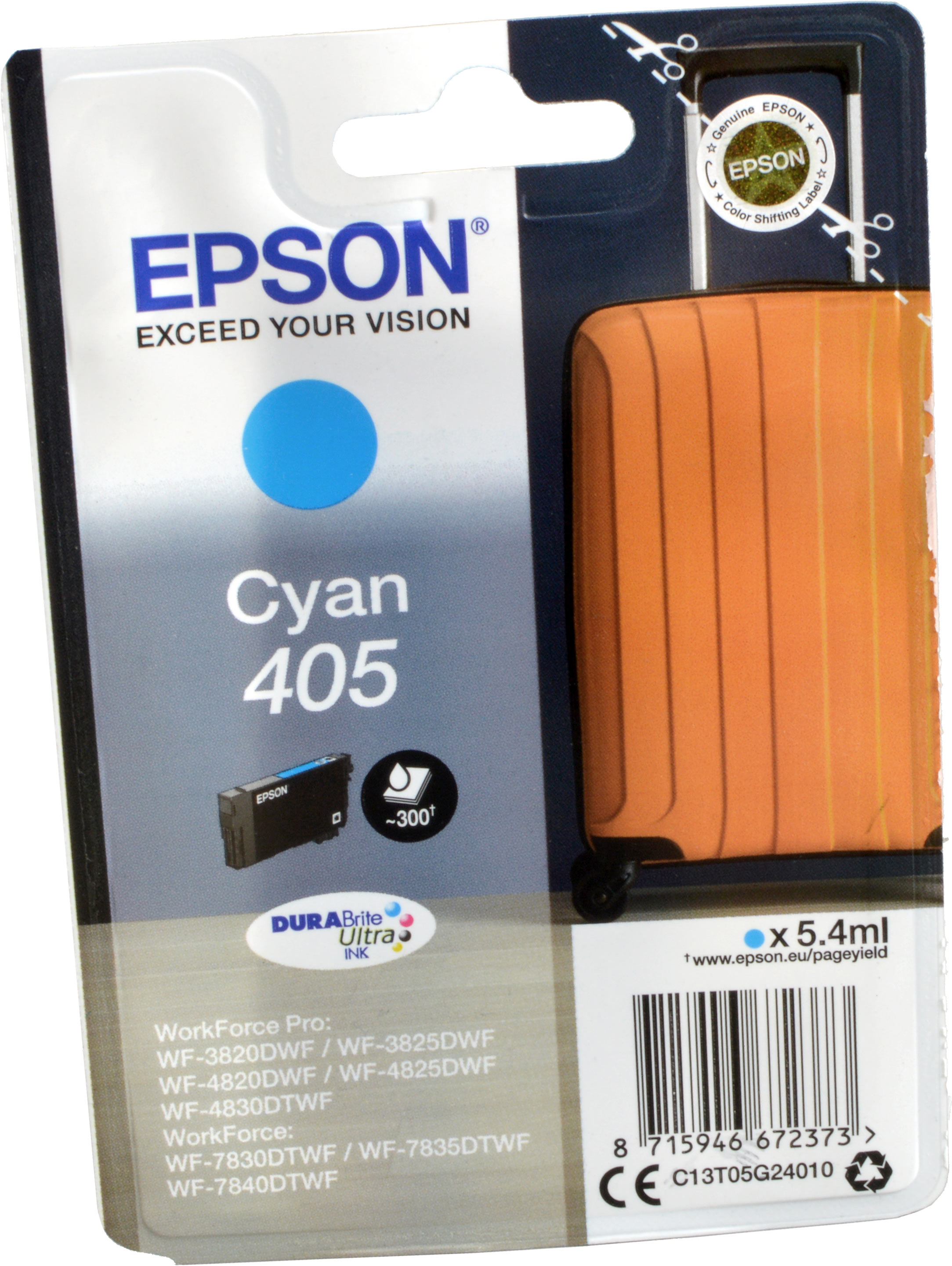 Epson Tinte C13T05G24010  Cyan 405  cyan