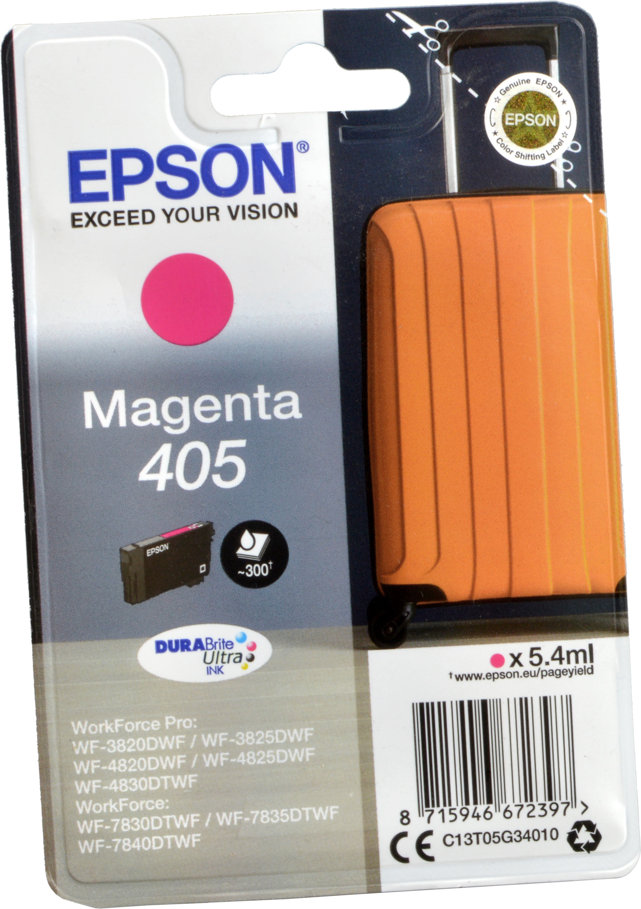 Epson Tinte C13T05G34010  Magenta 405  magenta