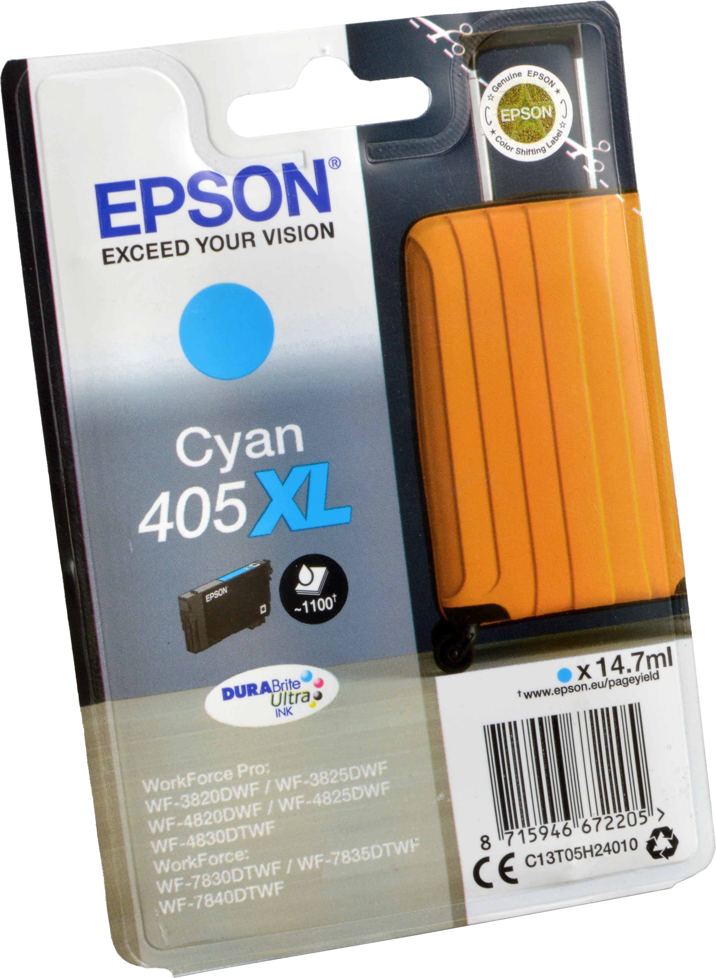 Epson Tinte C13T05H24010  Cyan 405XL  cyan