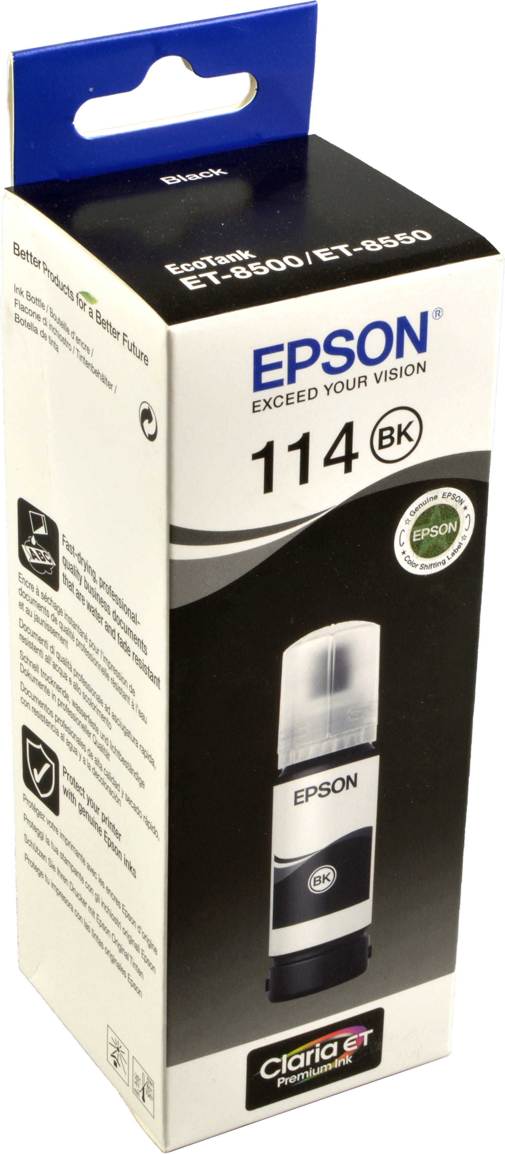 Epson Tinte C13T07A140  114  schwarz  Nachfülltinte