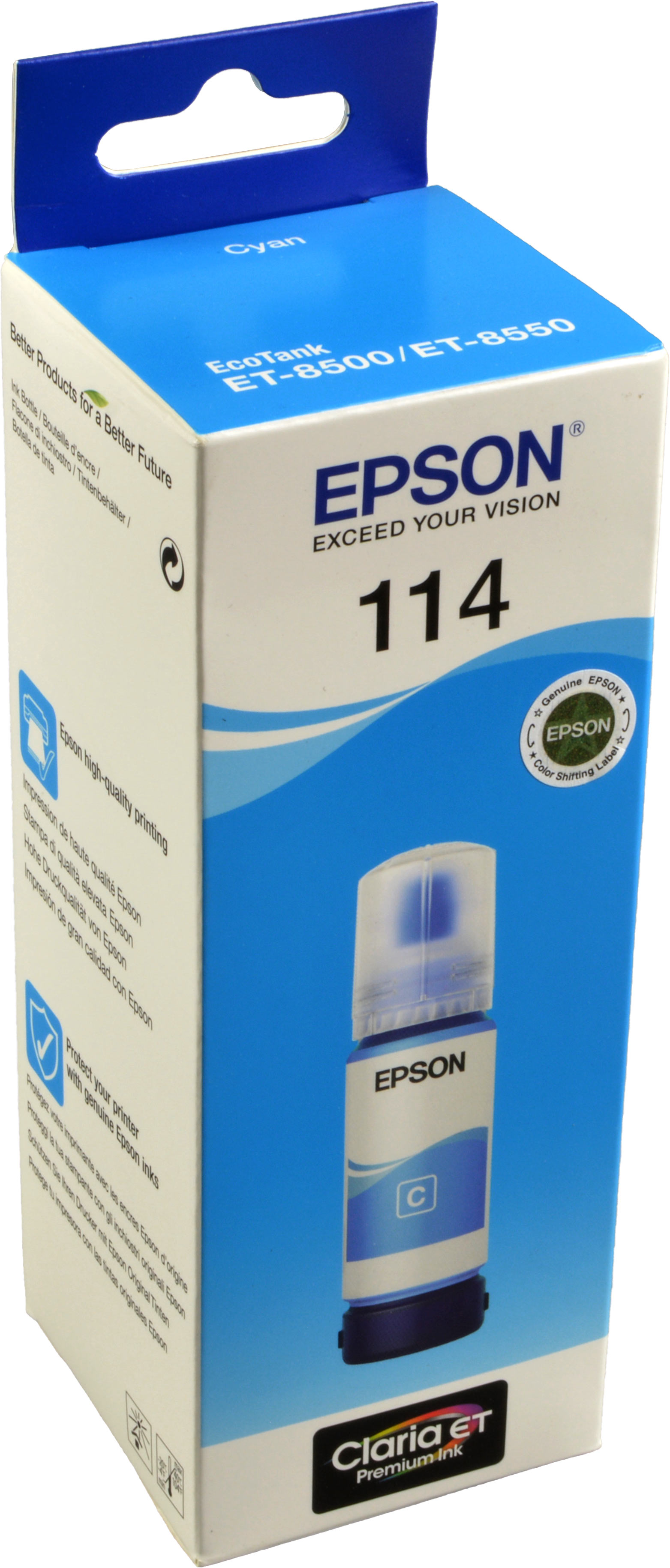 Epson Tinte C13T07B240  114  cyan  Nachfülltinte