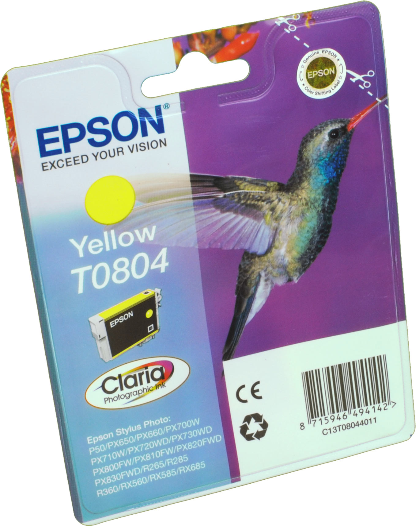 Epson Tinte C13T080440 yellow T0804