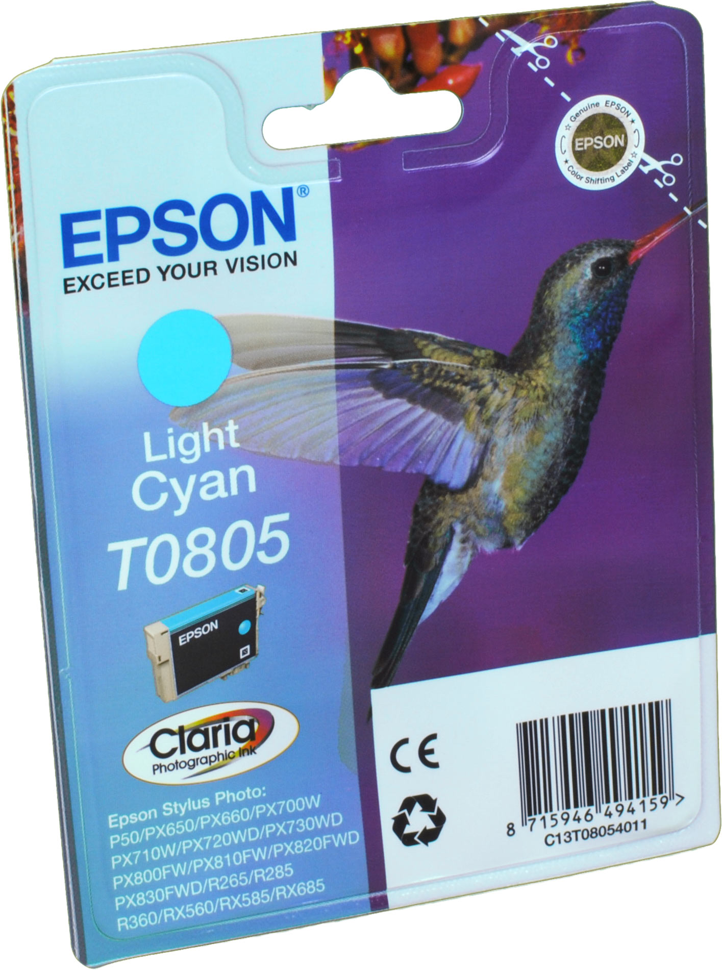 Epson Tinte C13T08054010  light cyan