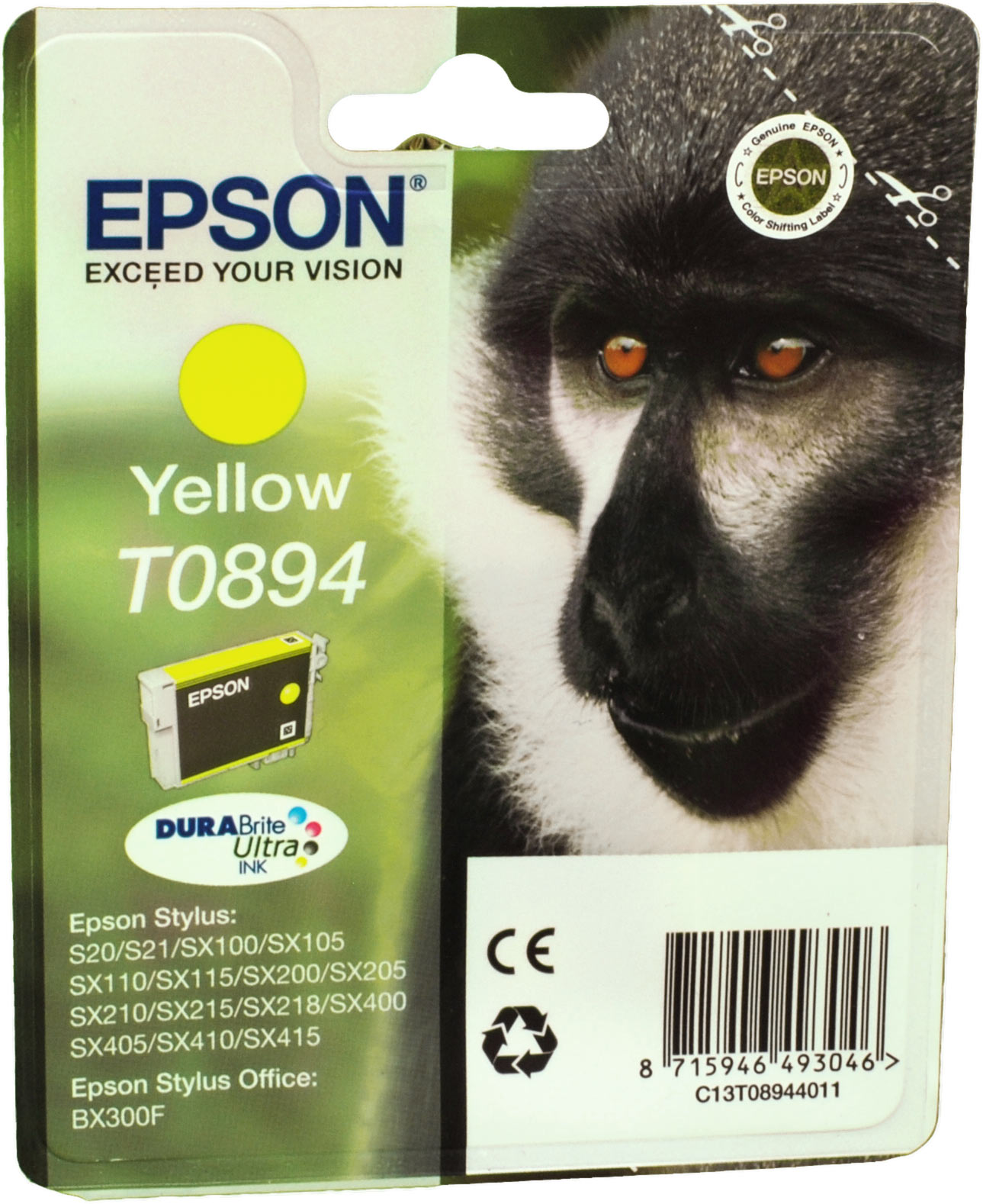 Epson Tinte C13T089440 yellow T0894