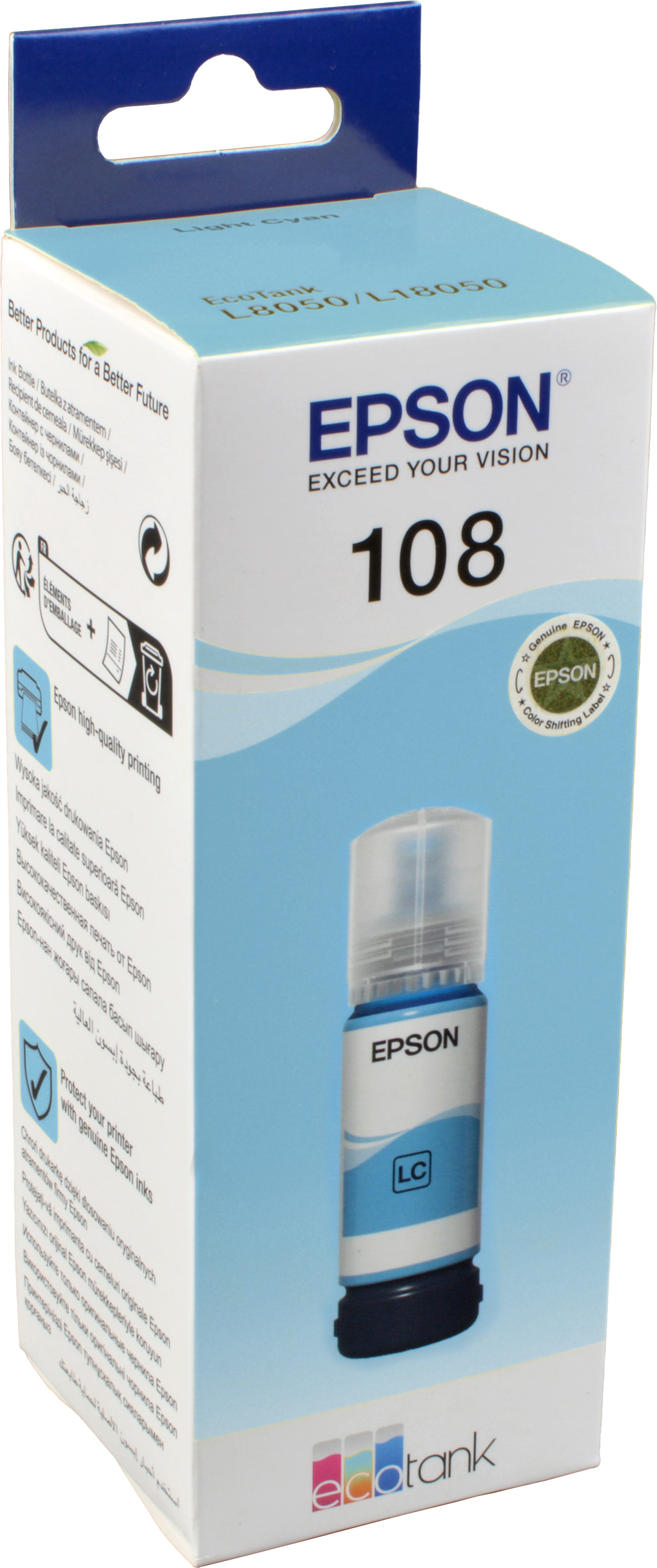 Epson Nachfülltinte C13T09C54A light cyan 108