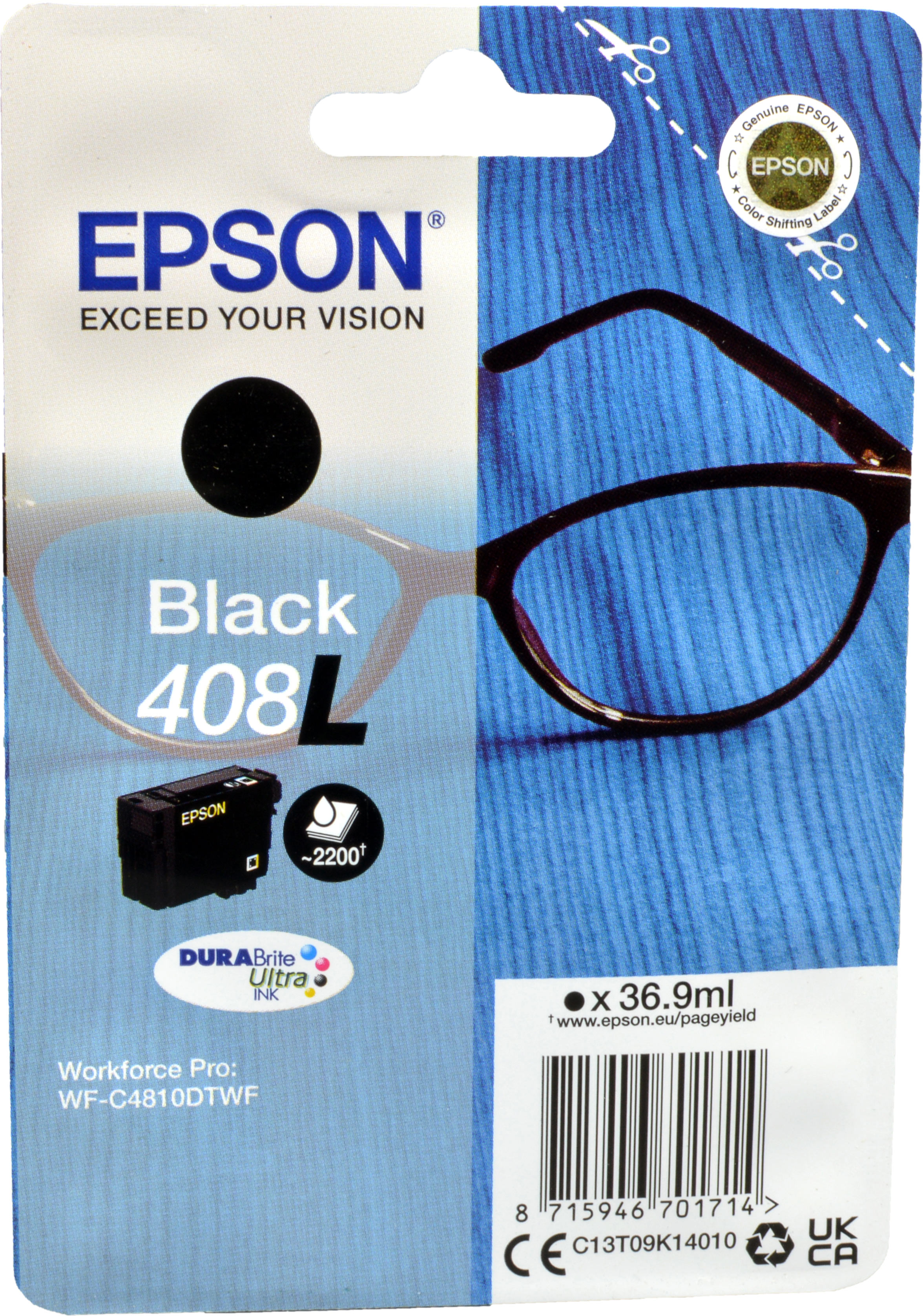 Epson Tinte C13T09K14010  Black 408L  schwarz