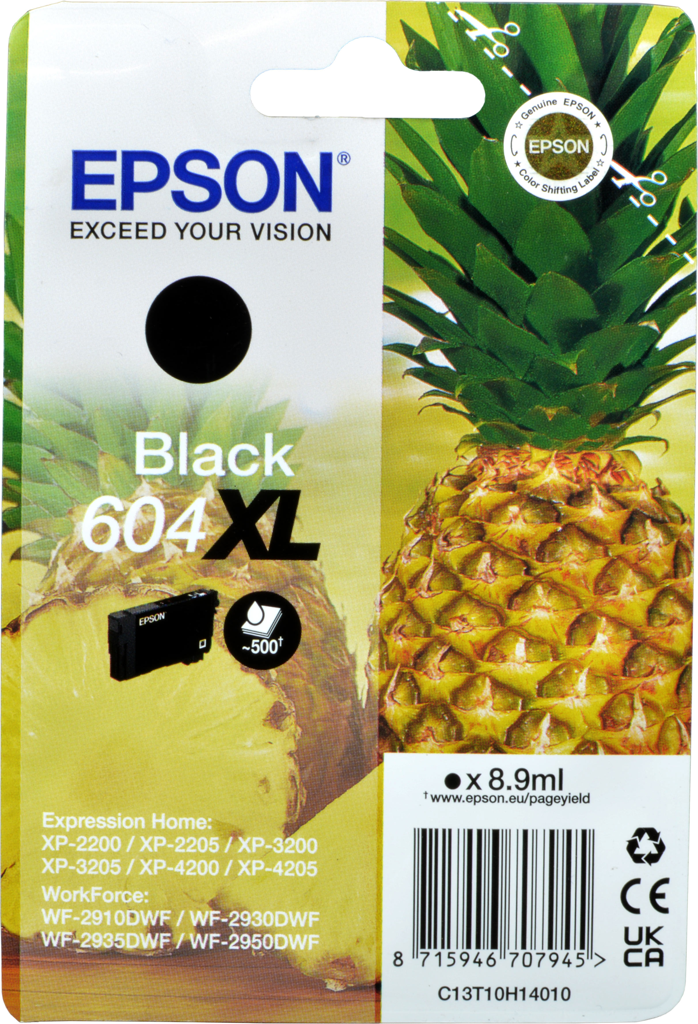 Epson Tinte C13T10H14010  604XL  schwarz