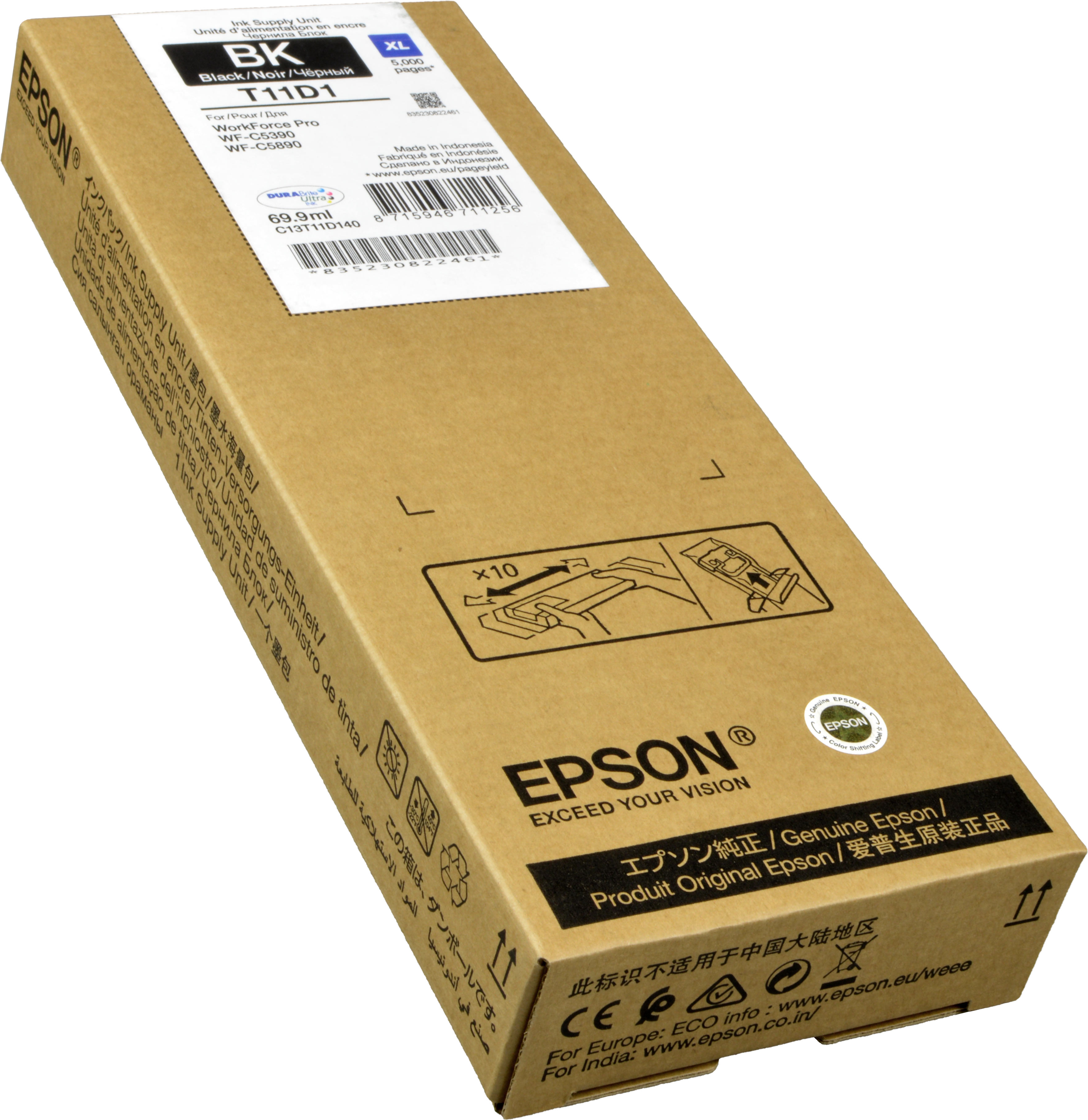 Epson Tinte C13T11D140  XL  schwarz
