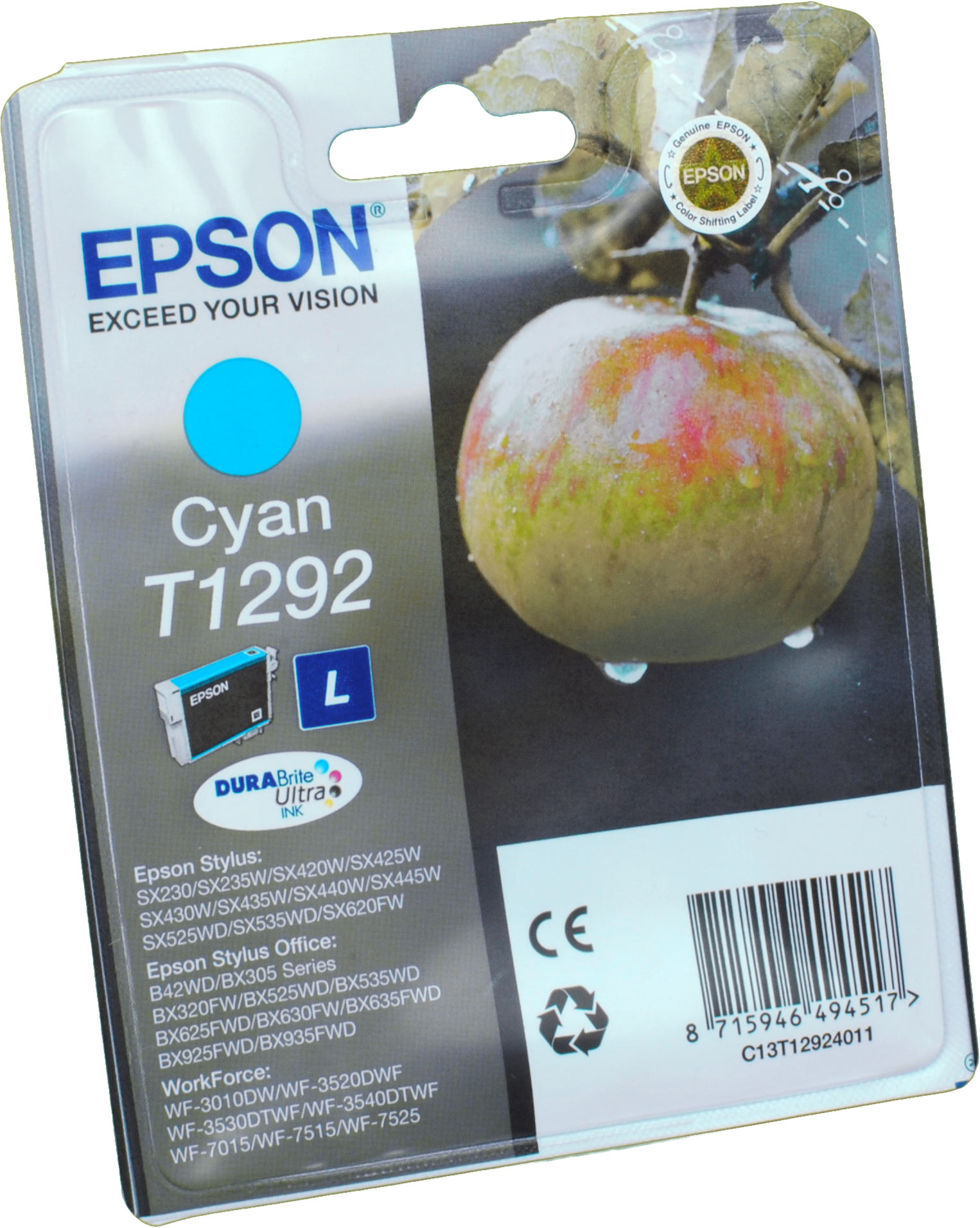 Epson Tinte C13T12924012  cyan