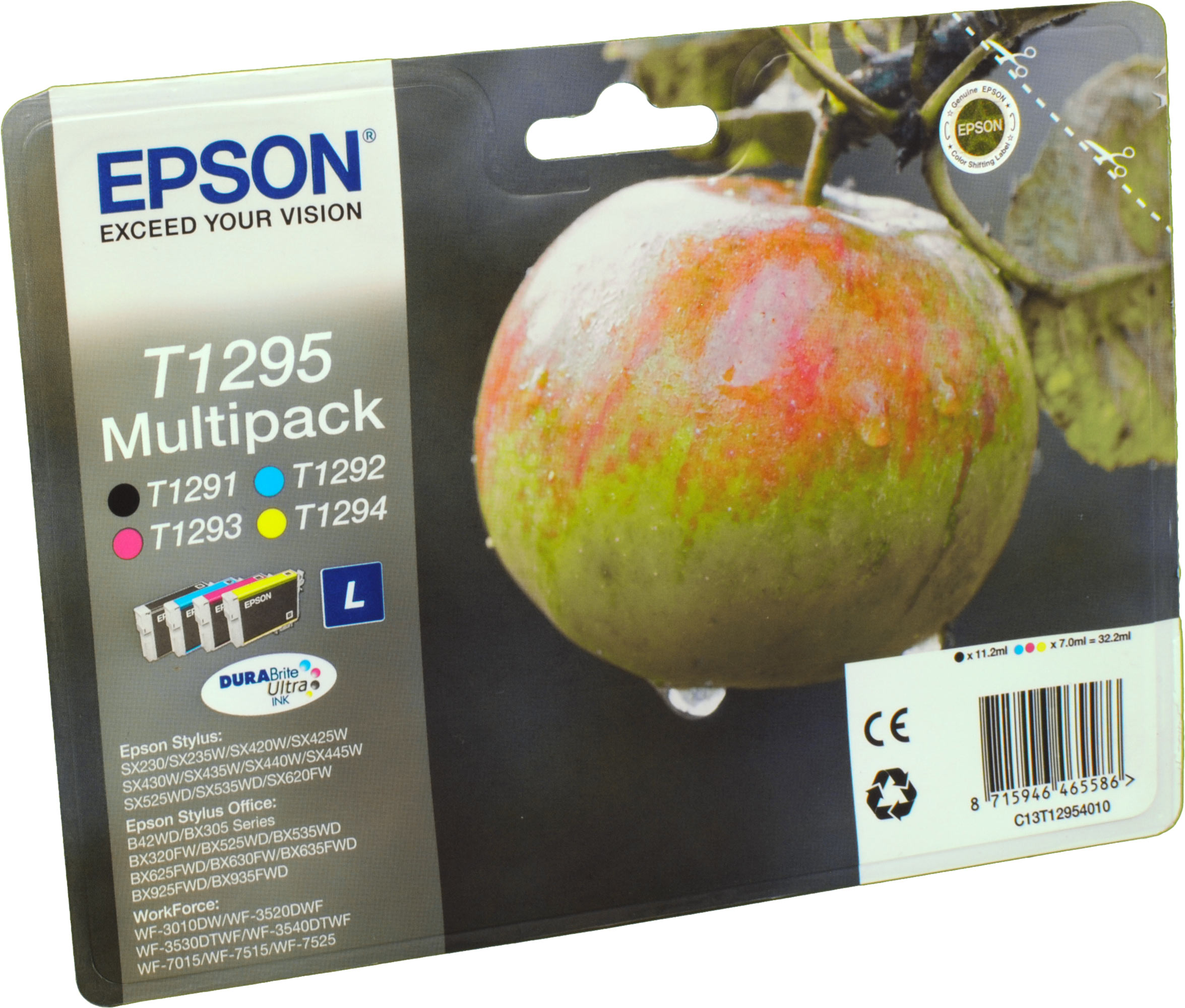 4 Epson Tinten C13T12954012  4-farbig