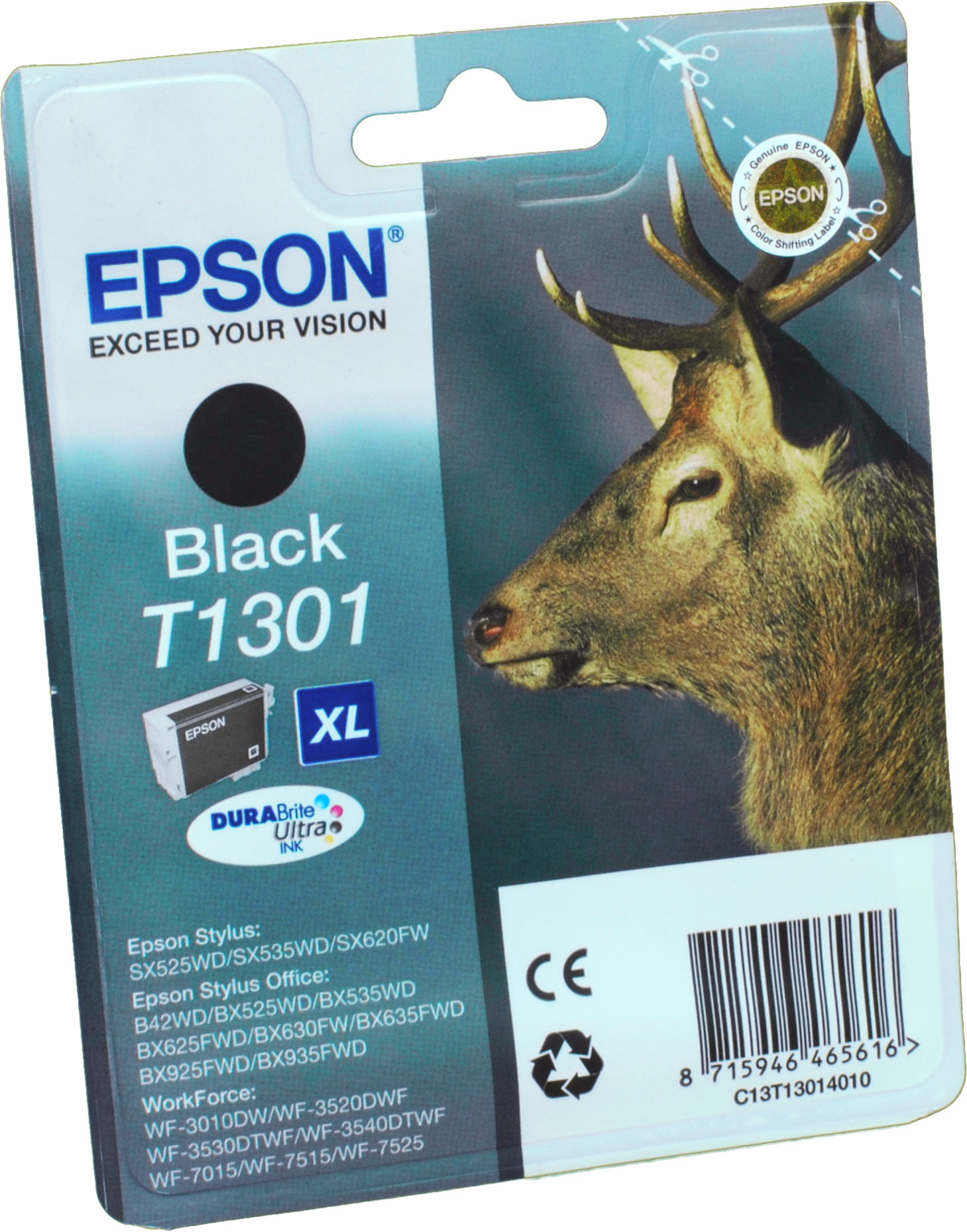Epson Tinte C13T13014012  schwarz