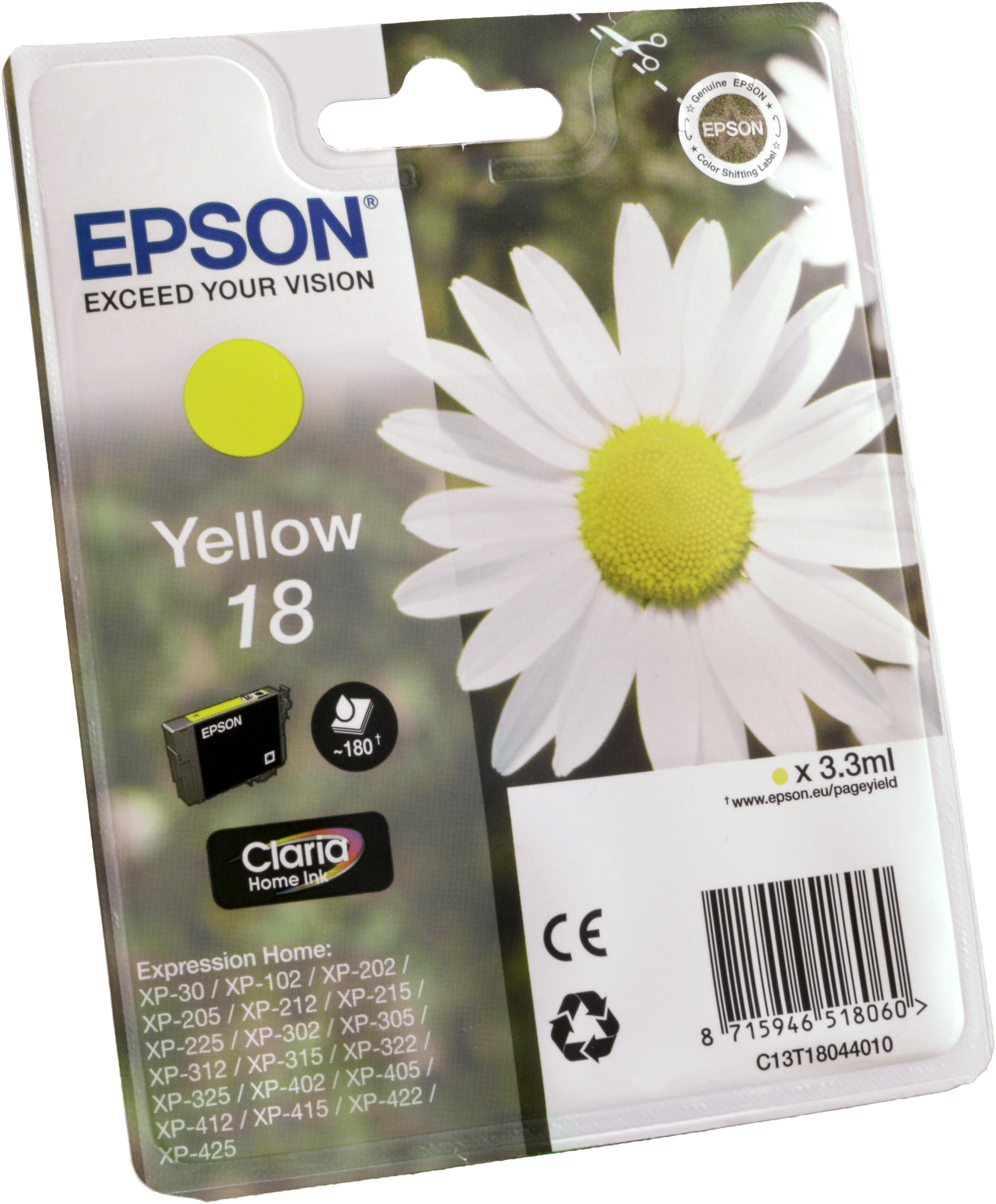 Epson Tinte C13T180440 yellow 18