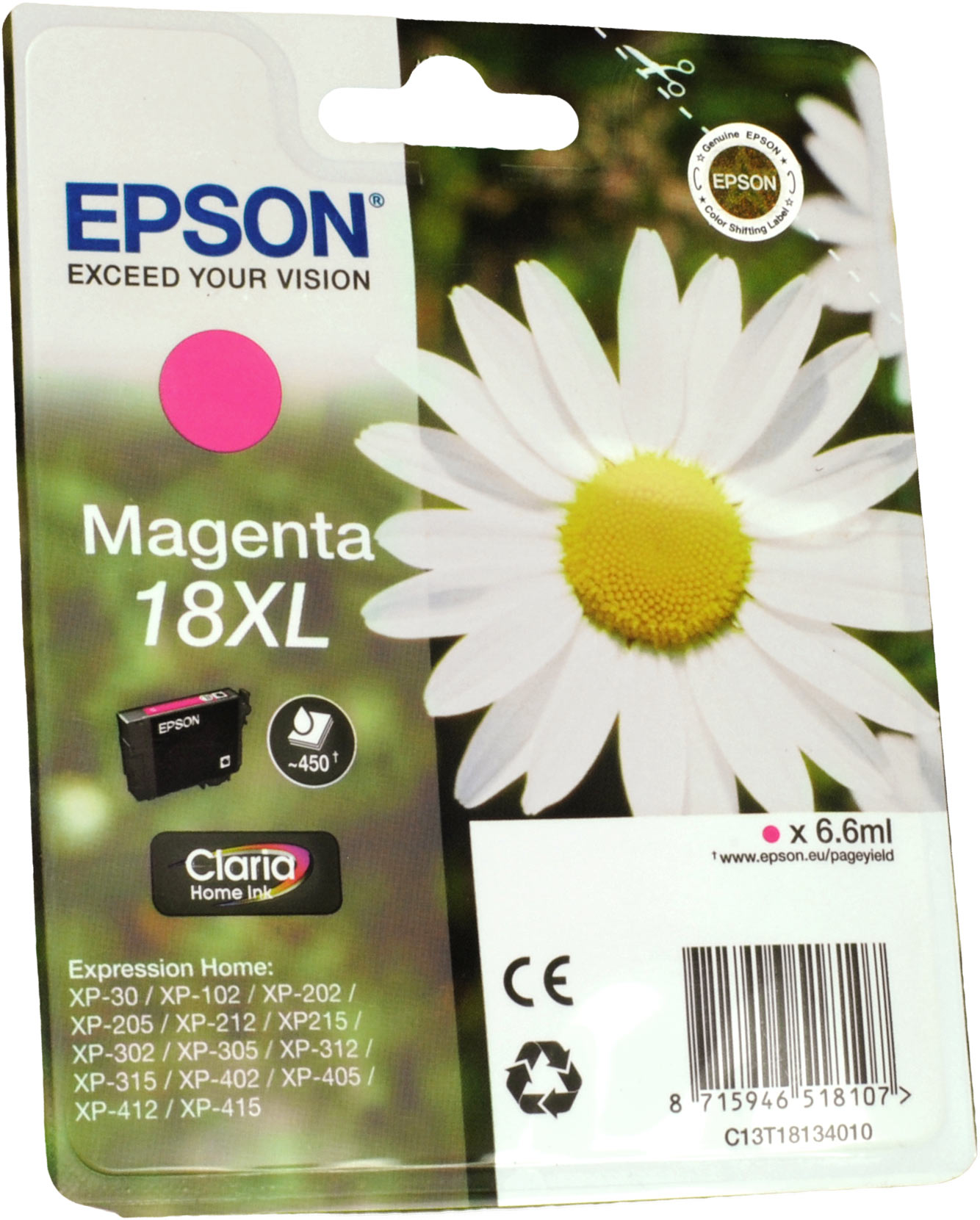 Epson Tinte C13T181340 magenta 18XL