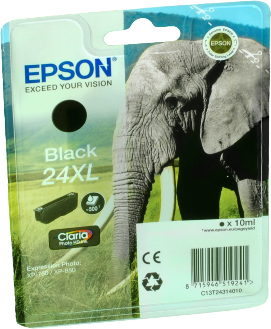 Epson Tinte C13T24314012 Black 24XL  schwarz