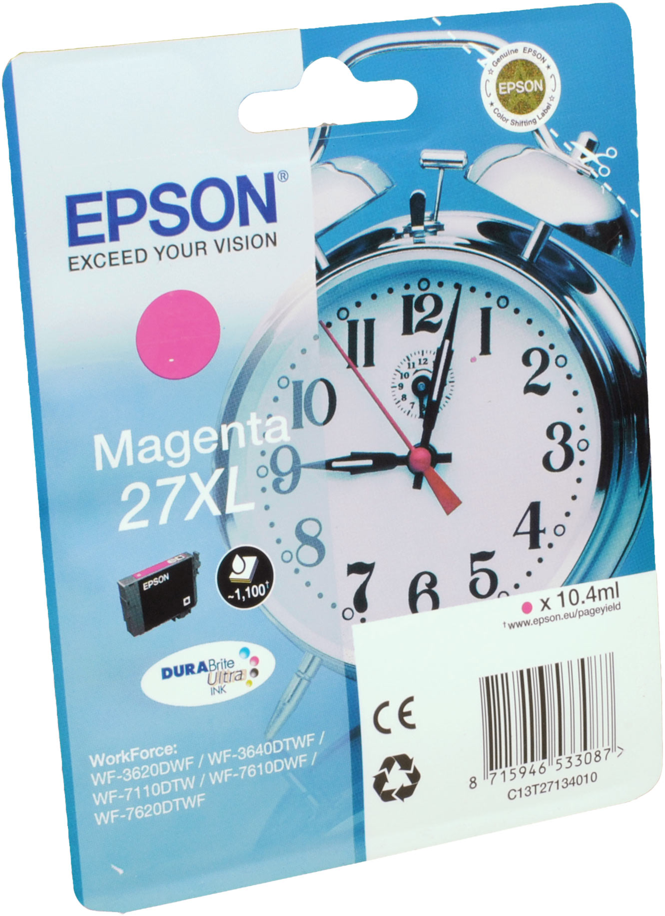 Epson Tinte C13T27134012 Magenta 27XL  magenta