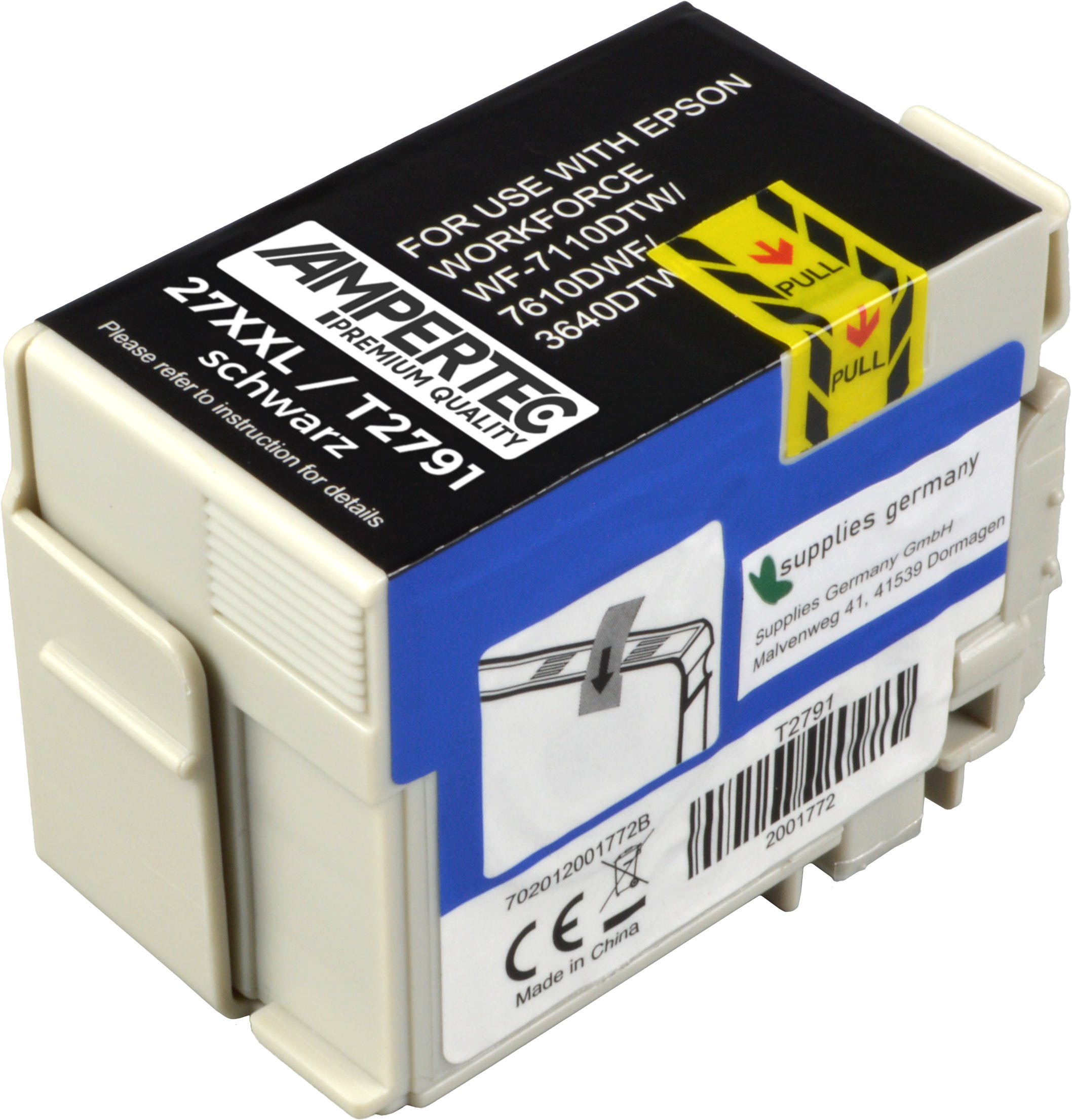 4262368917529 - Tinte ersetzt Epson C13T279140  schwarz  27XXL