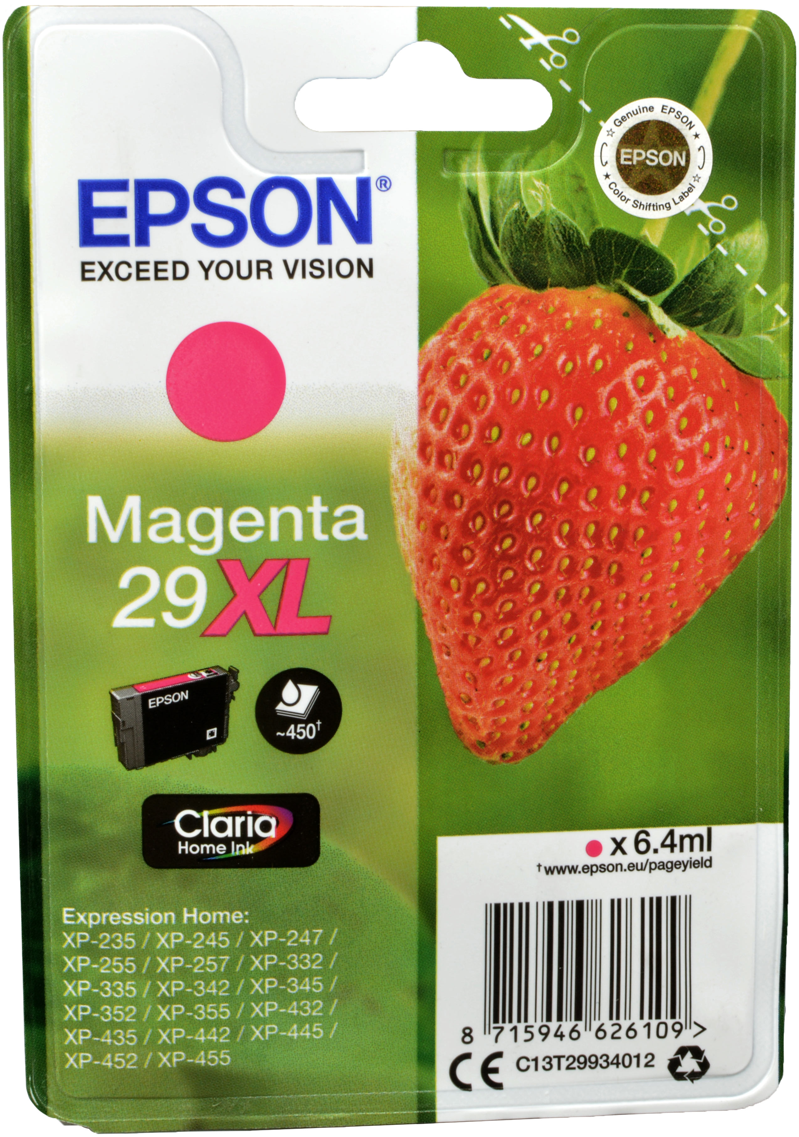 Epson Tinte C13T299340 magenta 29XL