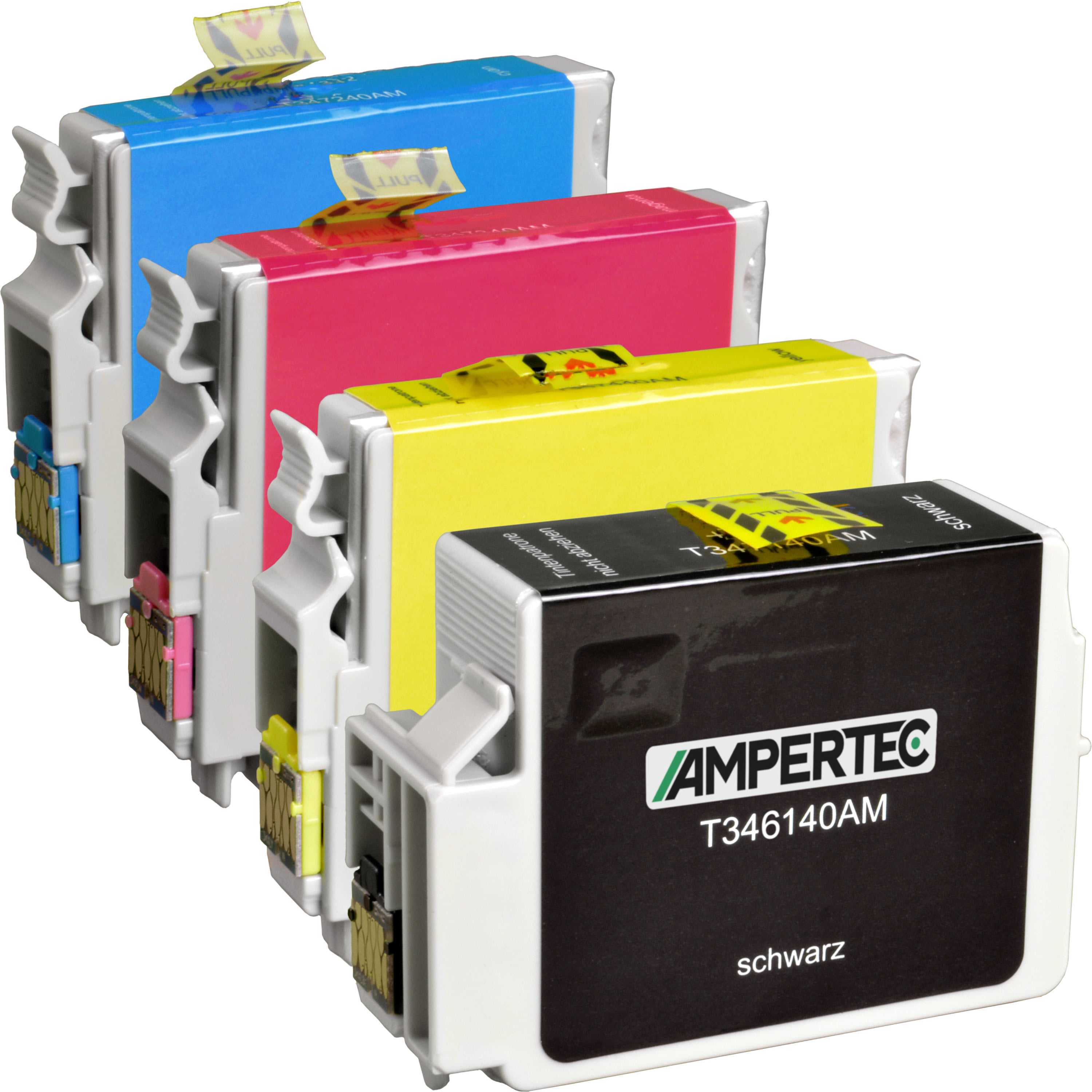 4 kompatible Tinten ersetzt Epson C13T346640 34 Multipack KCMY