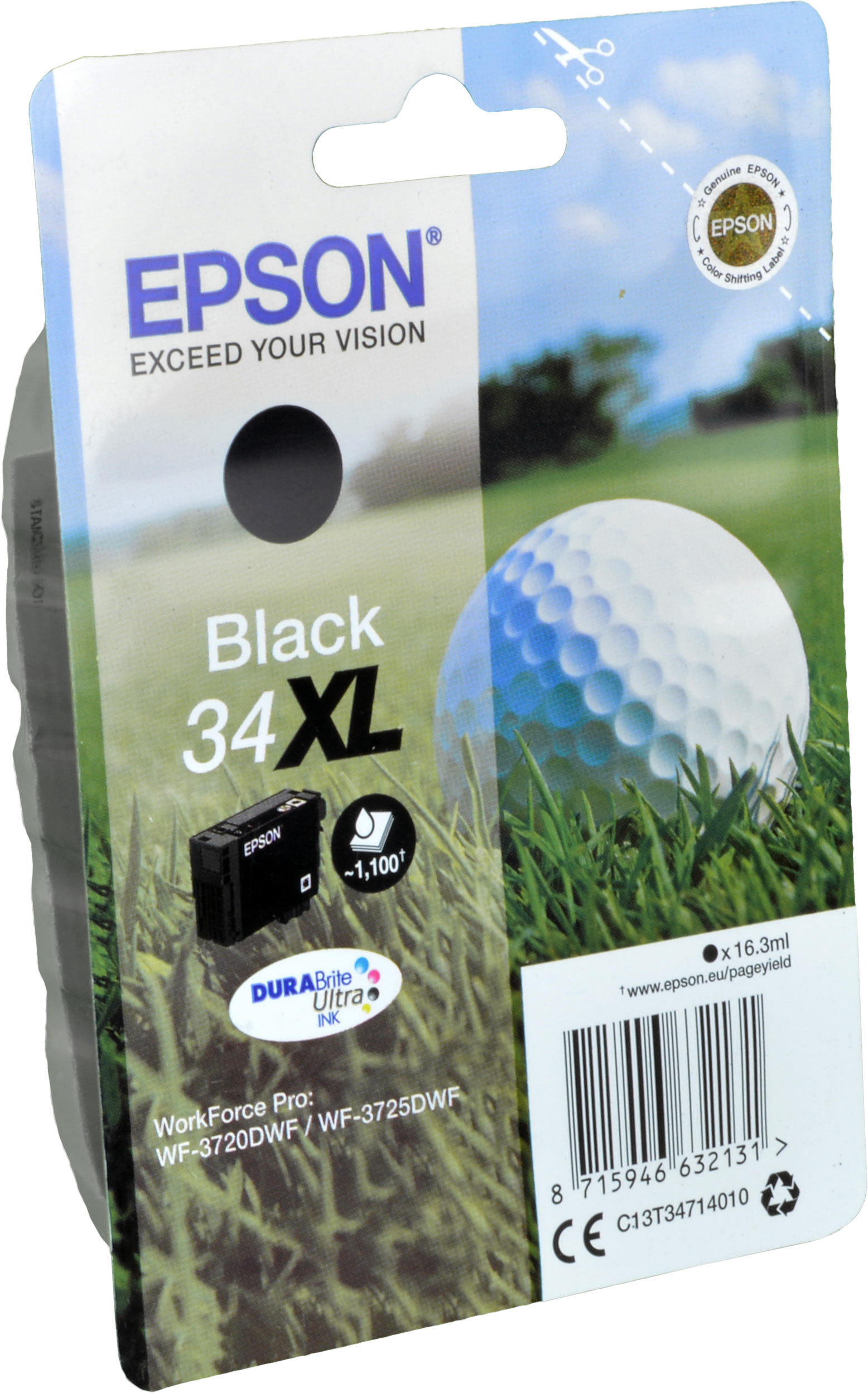Epson Tinte C13T34714010 Black 34XL  schwarz
