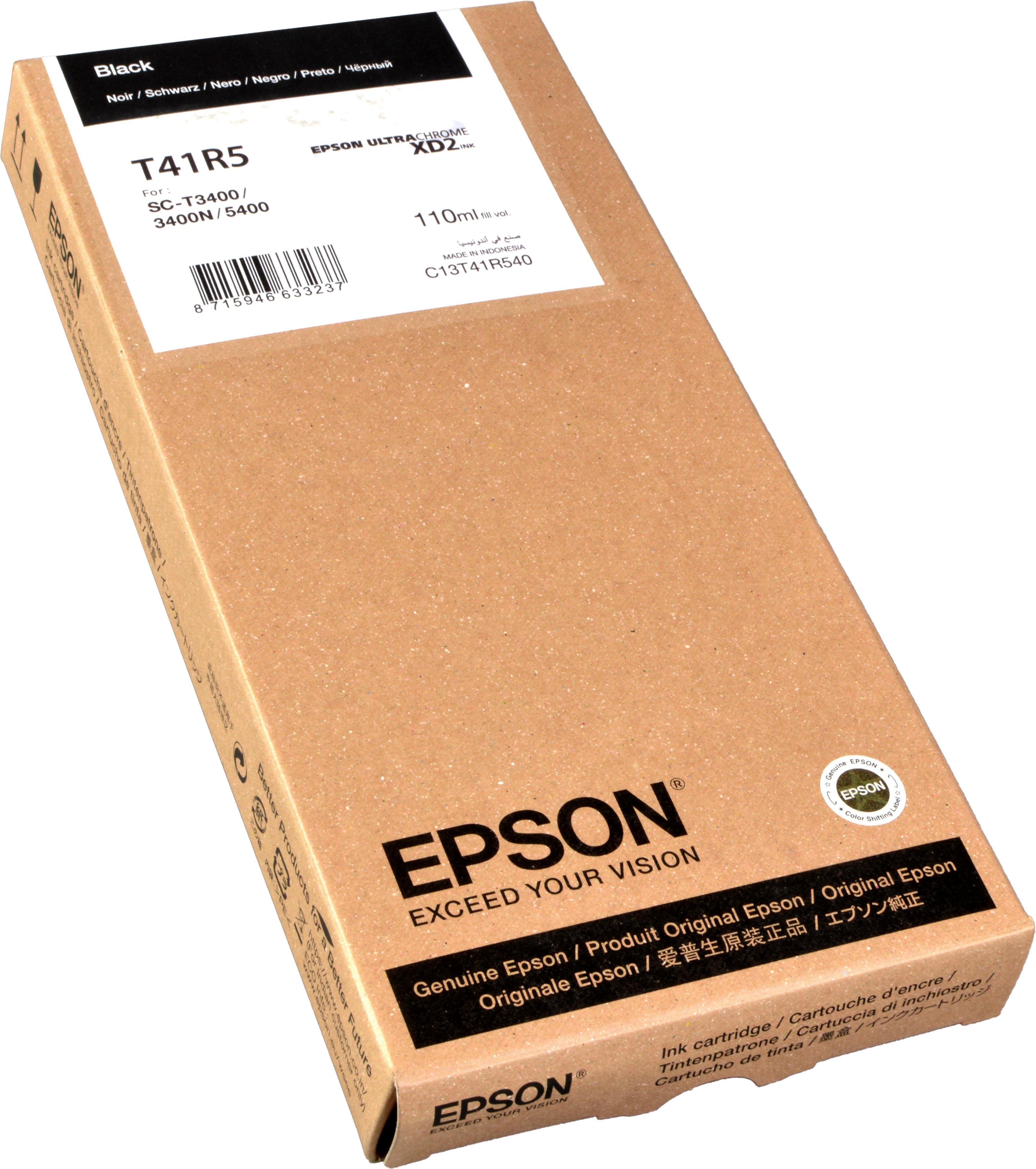 Epson Tinte C13T41R540  XD2  Black