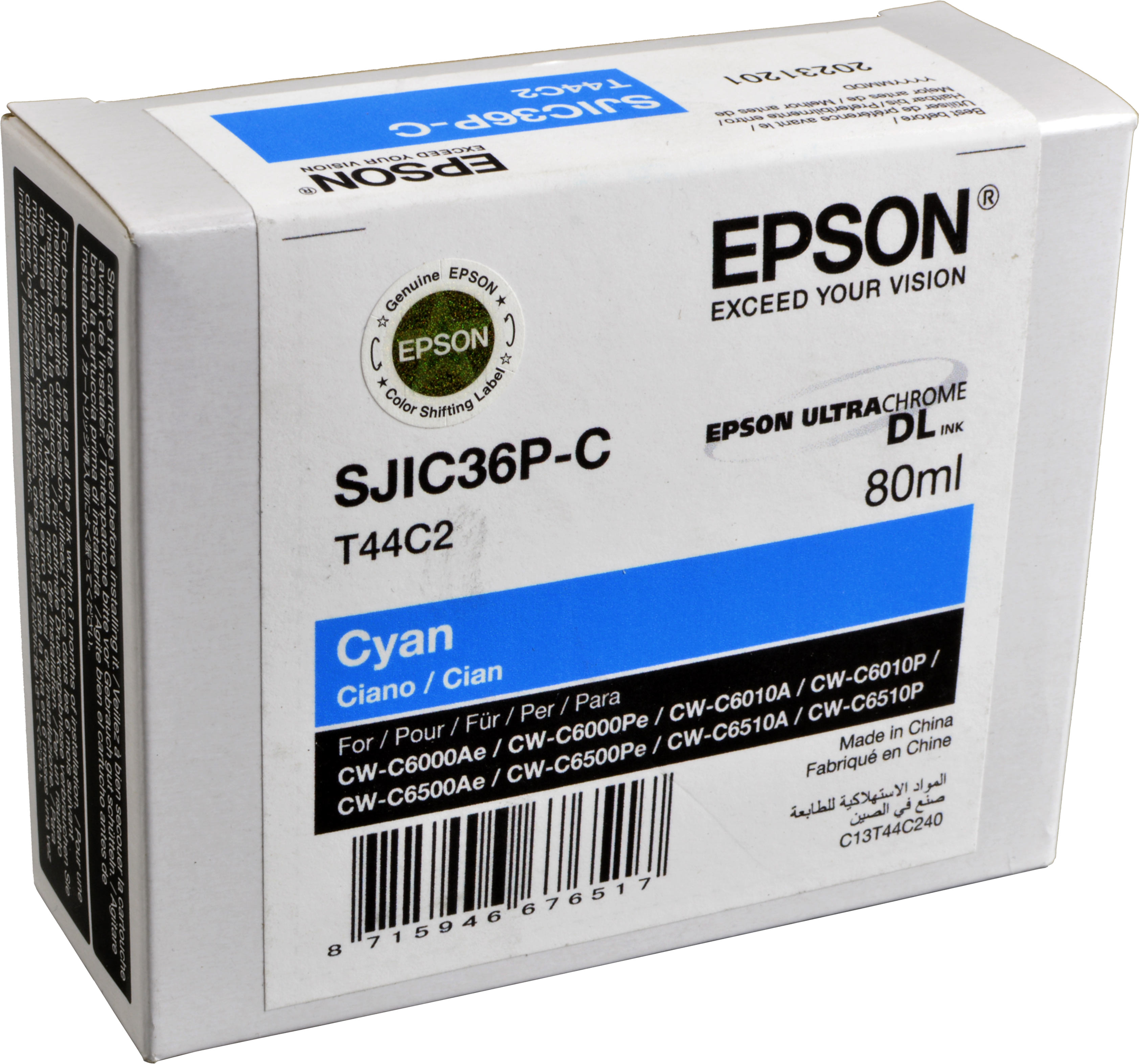 Epson Tinte C13T44C240  SJIC36P(C)  cyan