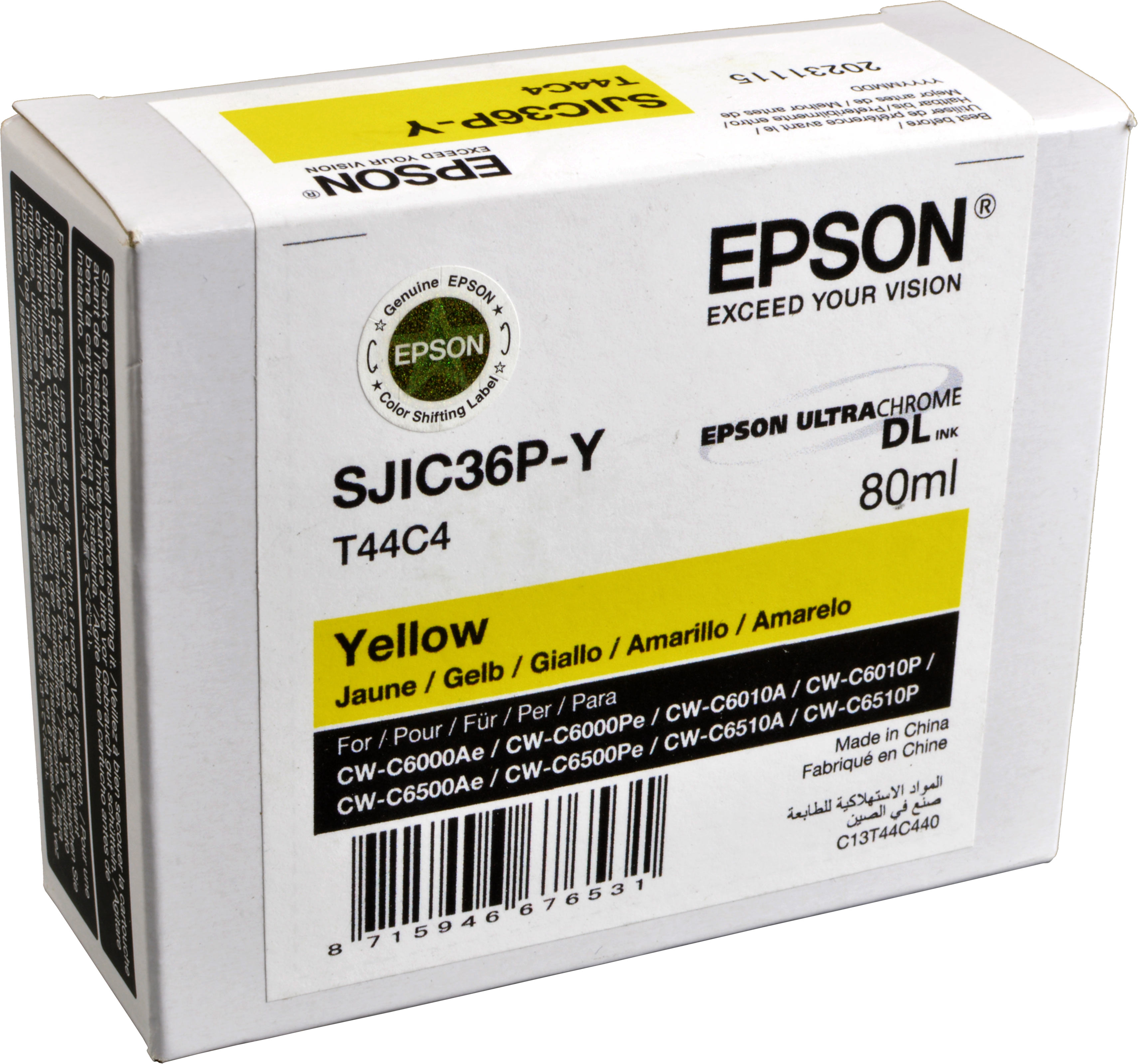 Epson Tinte C13T44C440  SJIC36P(Y)  yellow