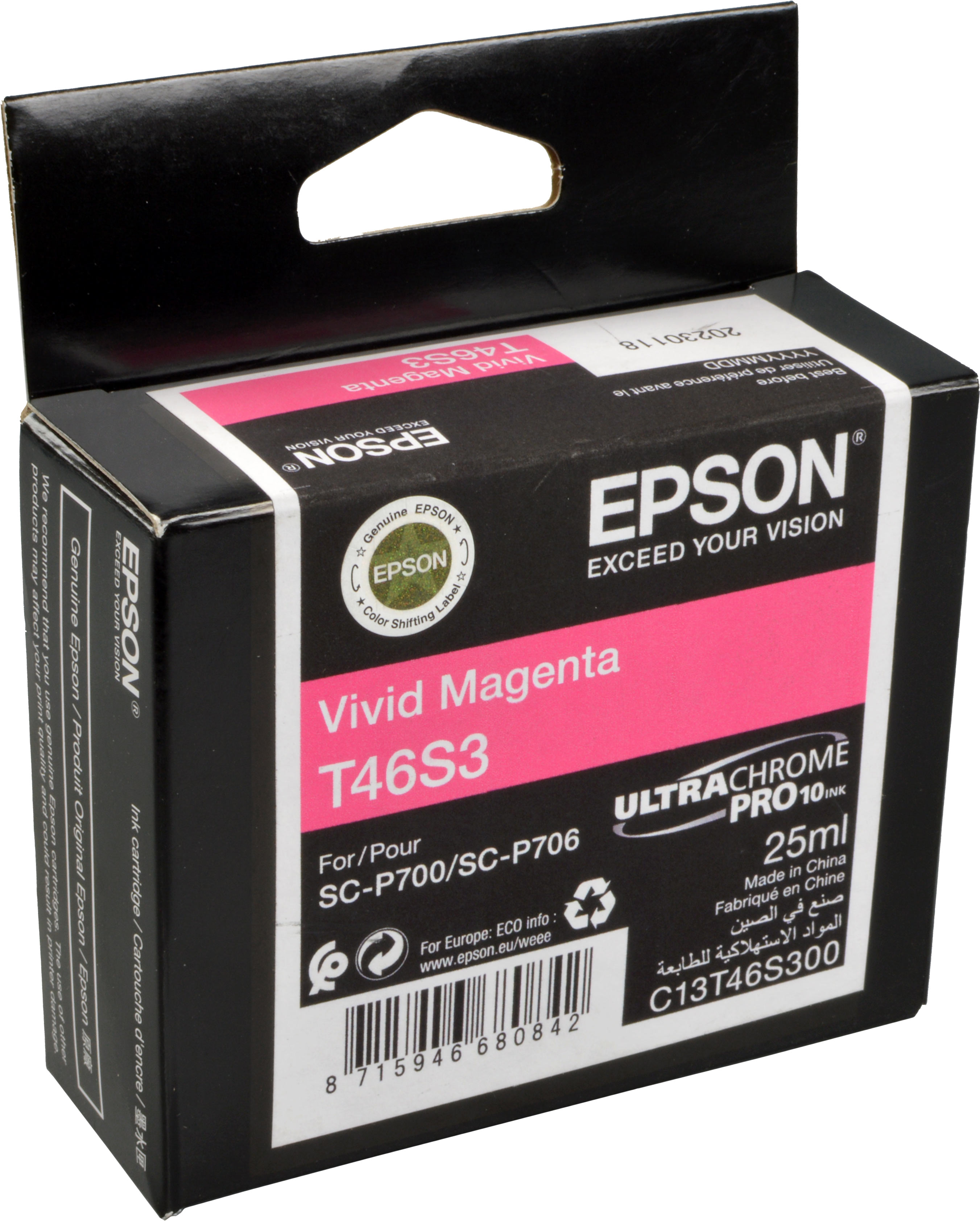 Epson Tinte C13T46S300 vivid magenta T46S3