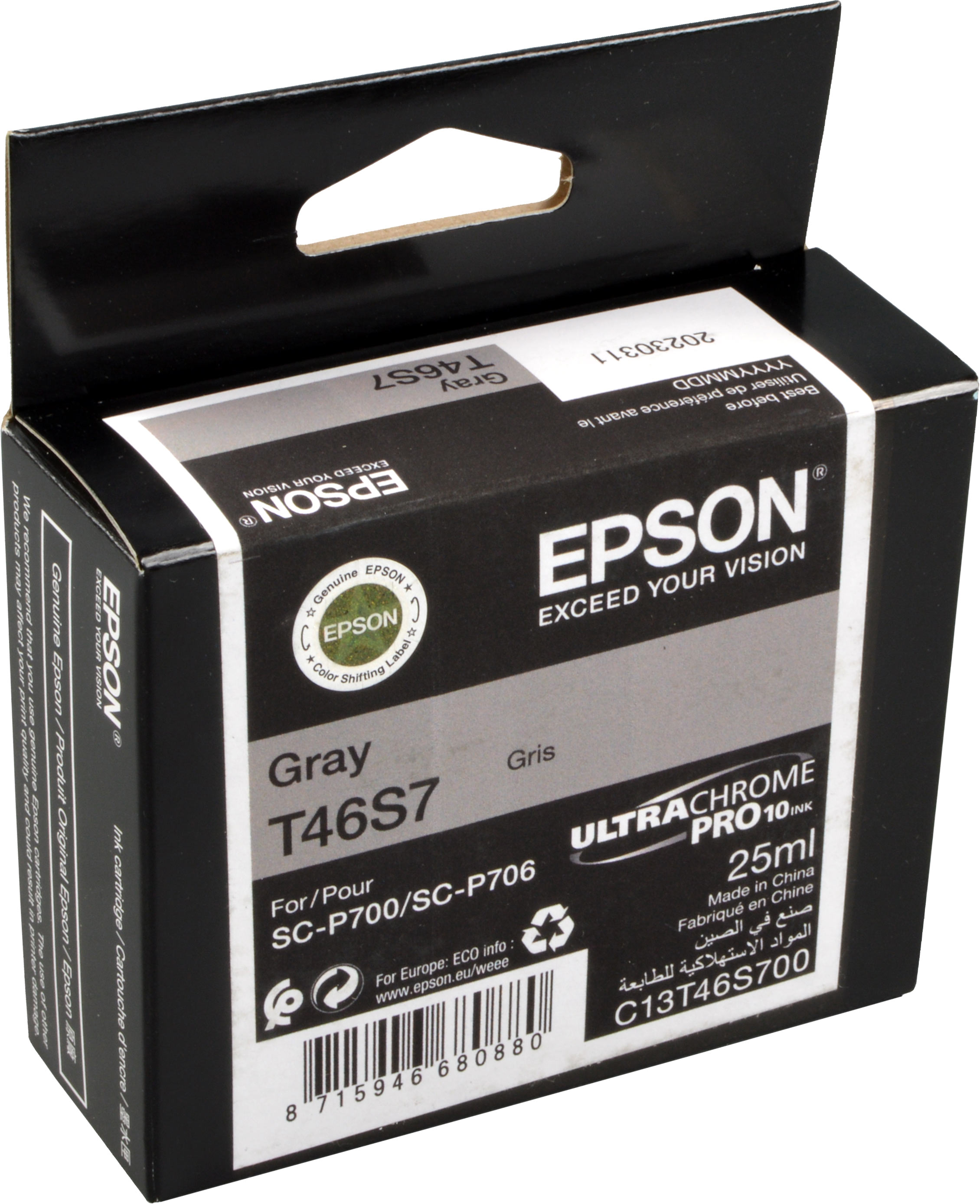 Epson Tinte C13T46S700 gray T46S7