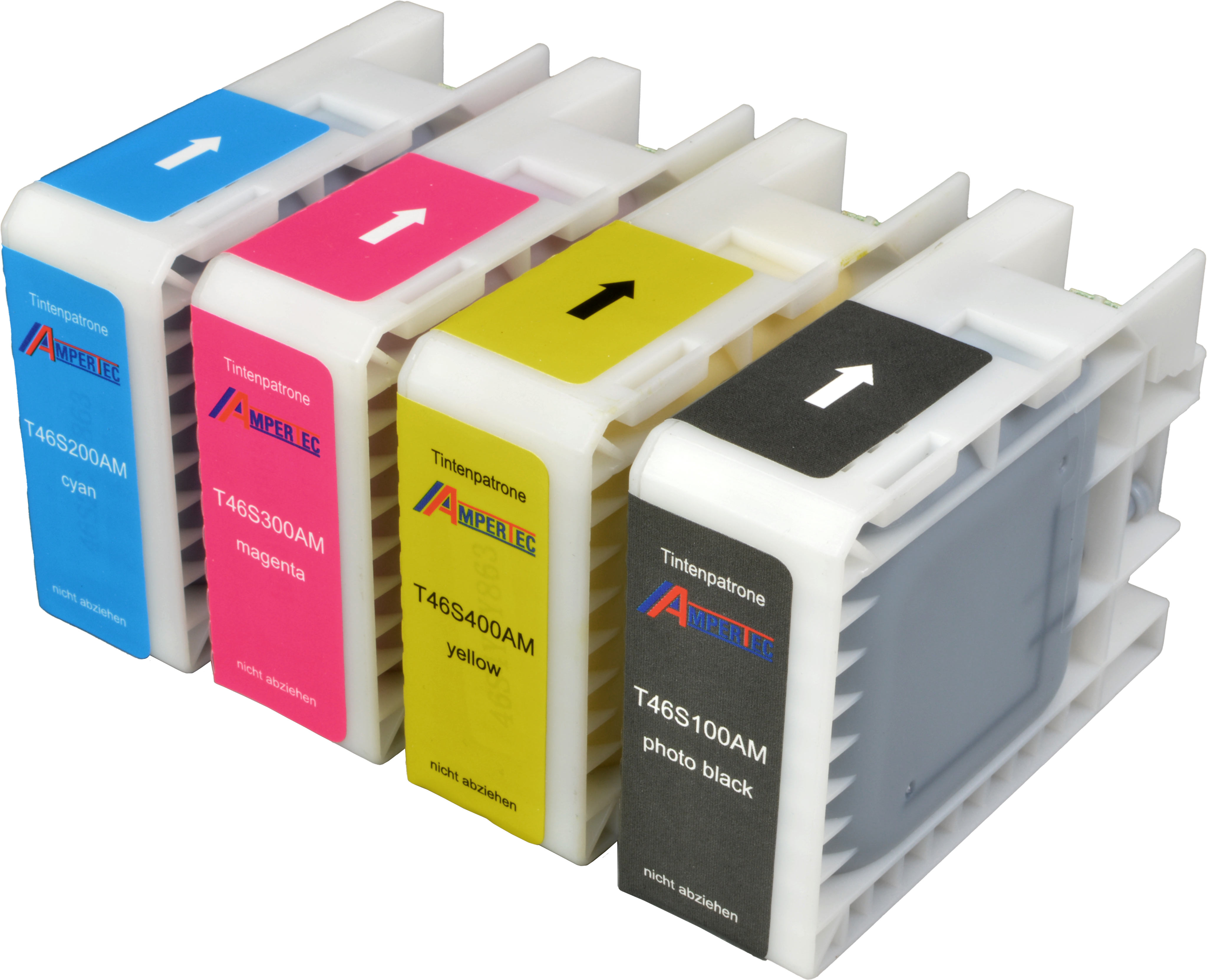 4 Ampertec Tinten für Epson T46S100 - S400  4-farbig