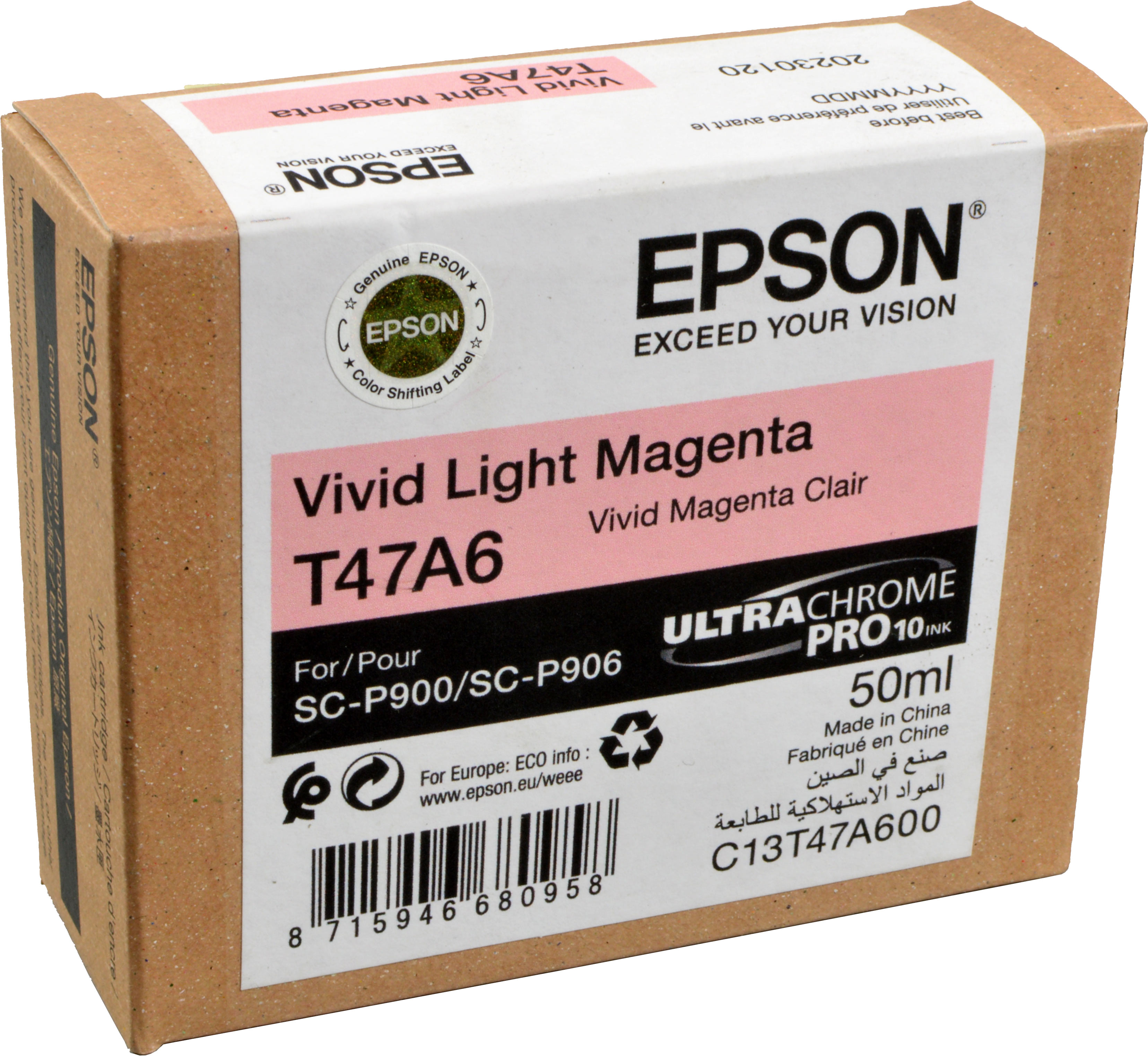 Epson Tinte C13T47A600 vivid light magenta T47A6