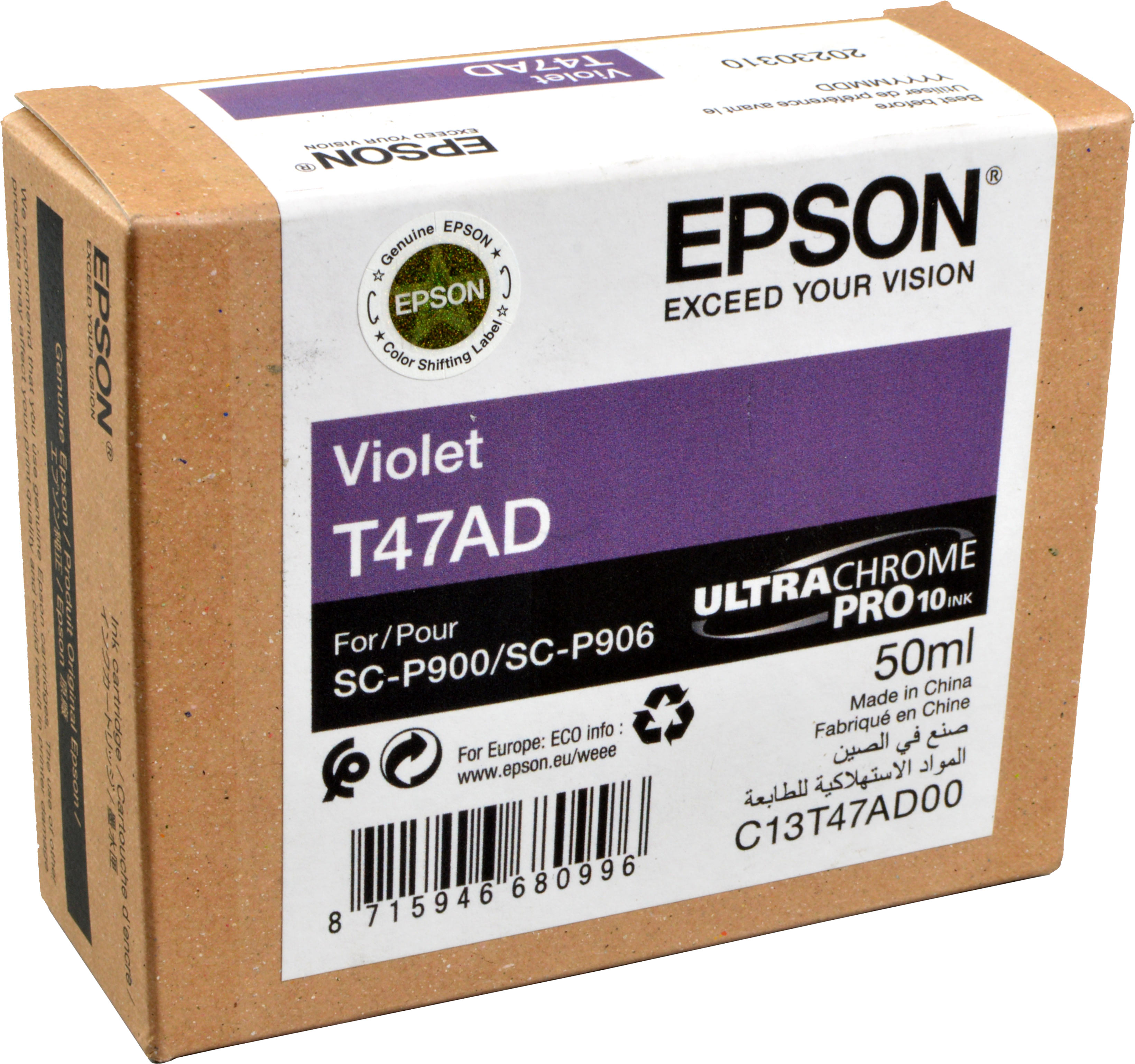 Epson Tinte C13T47AD00 violett T47AD