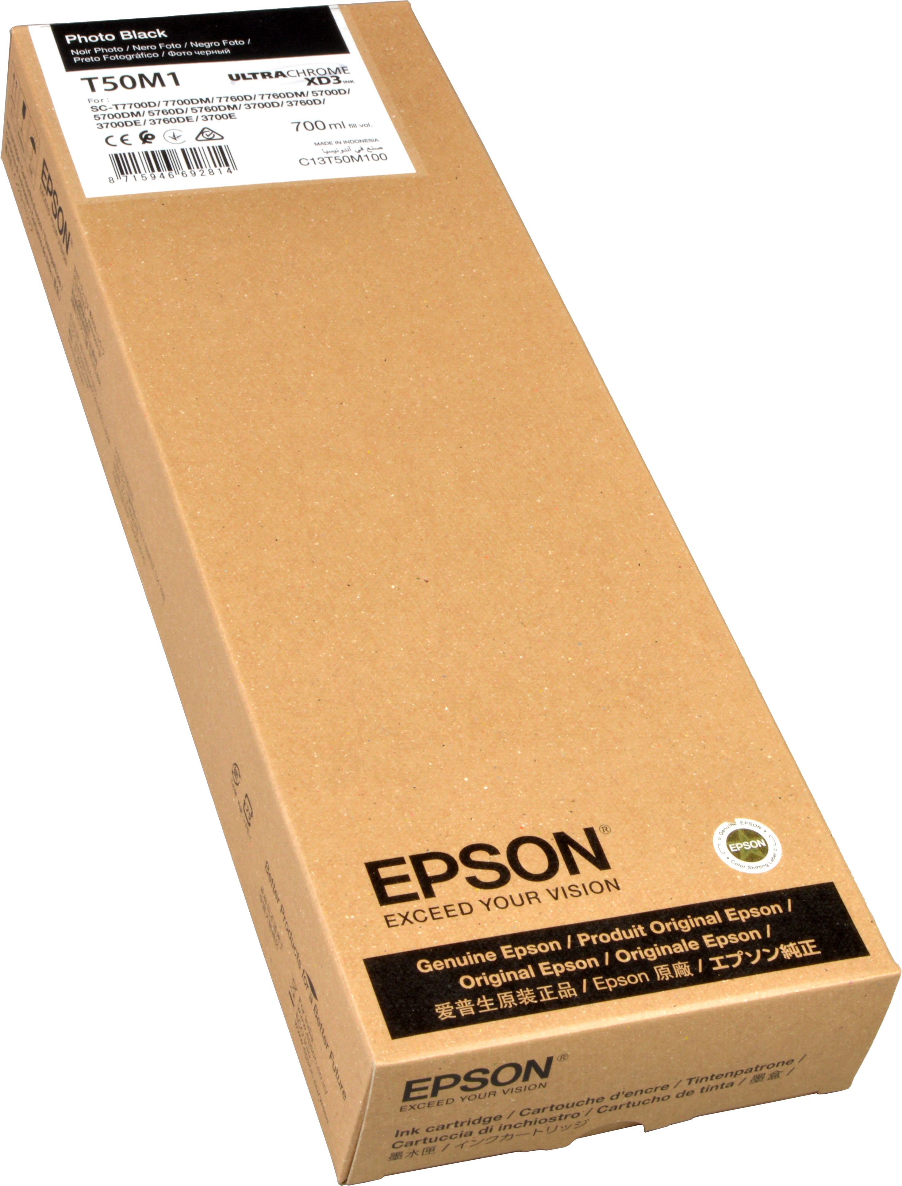 Epson Tinte C13T50M100 foto schwarz T50M1