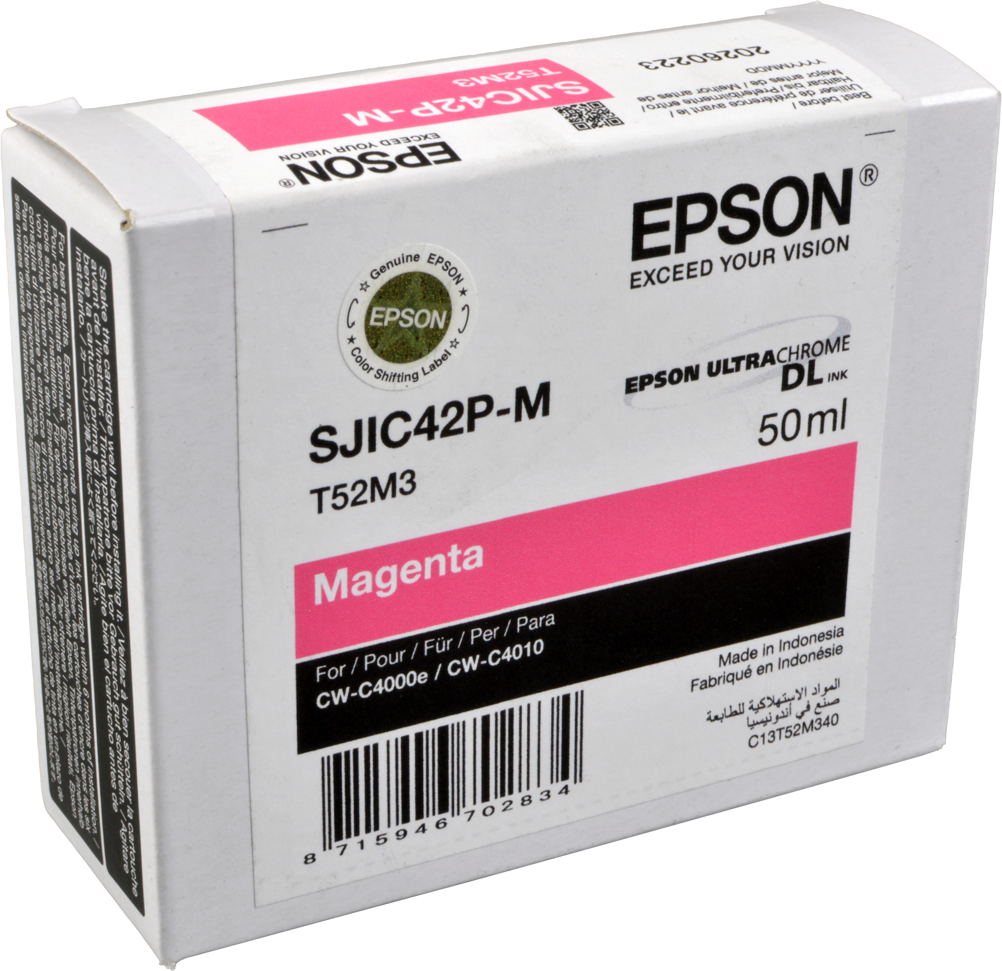 Epson Tinte C13T52M340 magenta SJIC42P-M