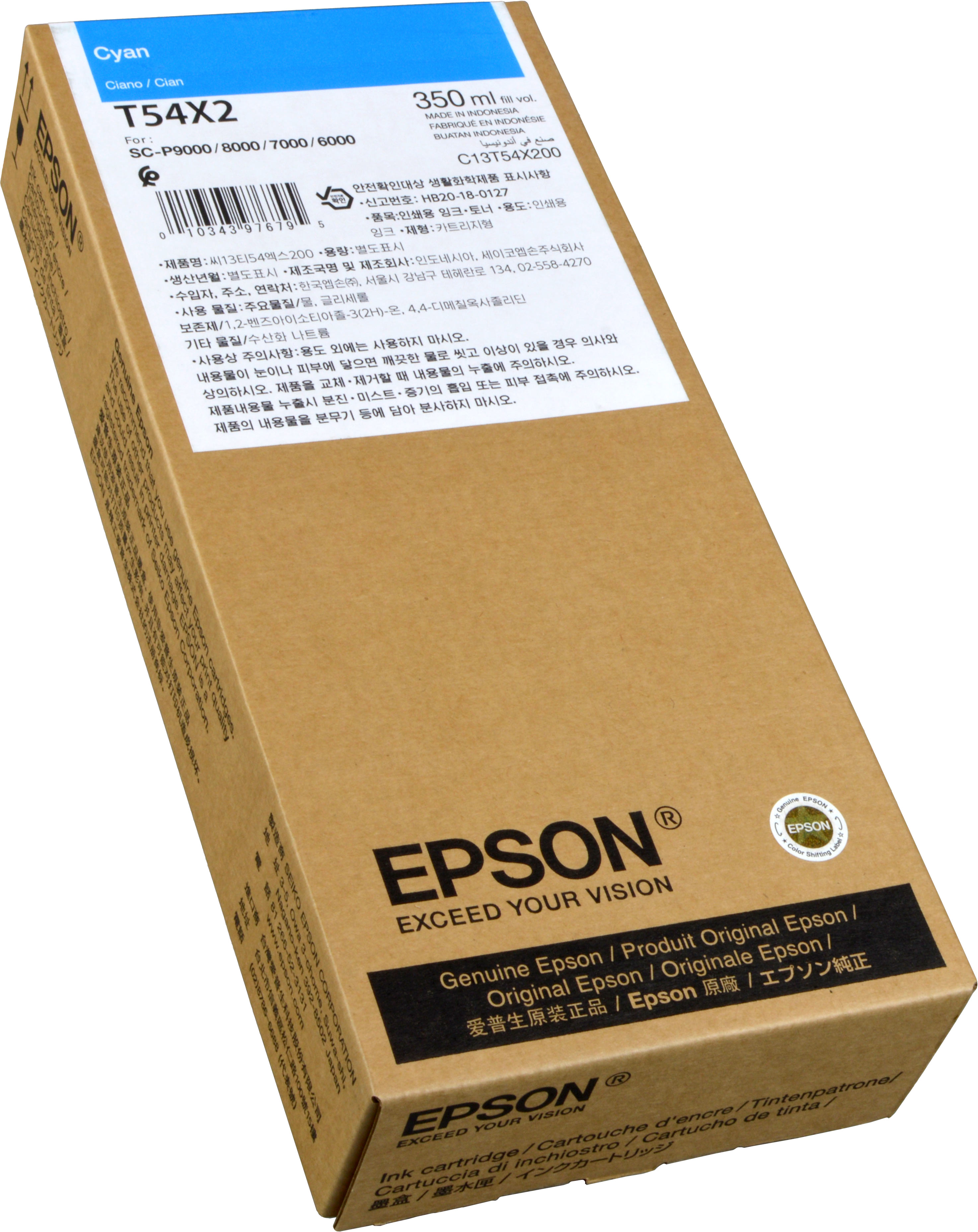 Epson Tinte C13T54X200 cyan T54X2