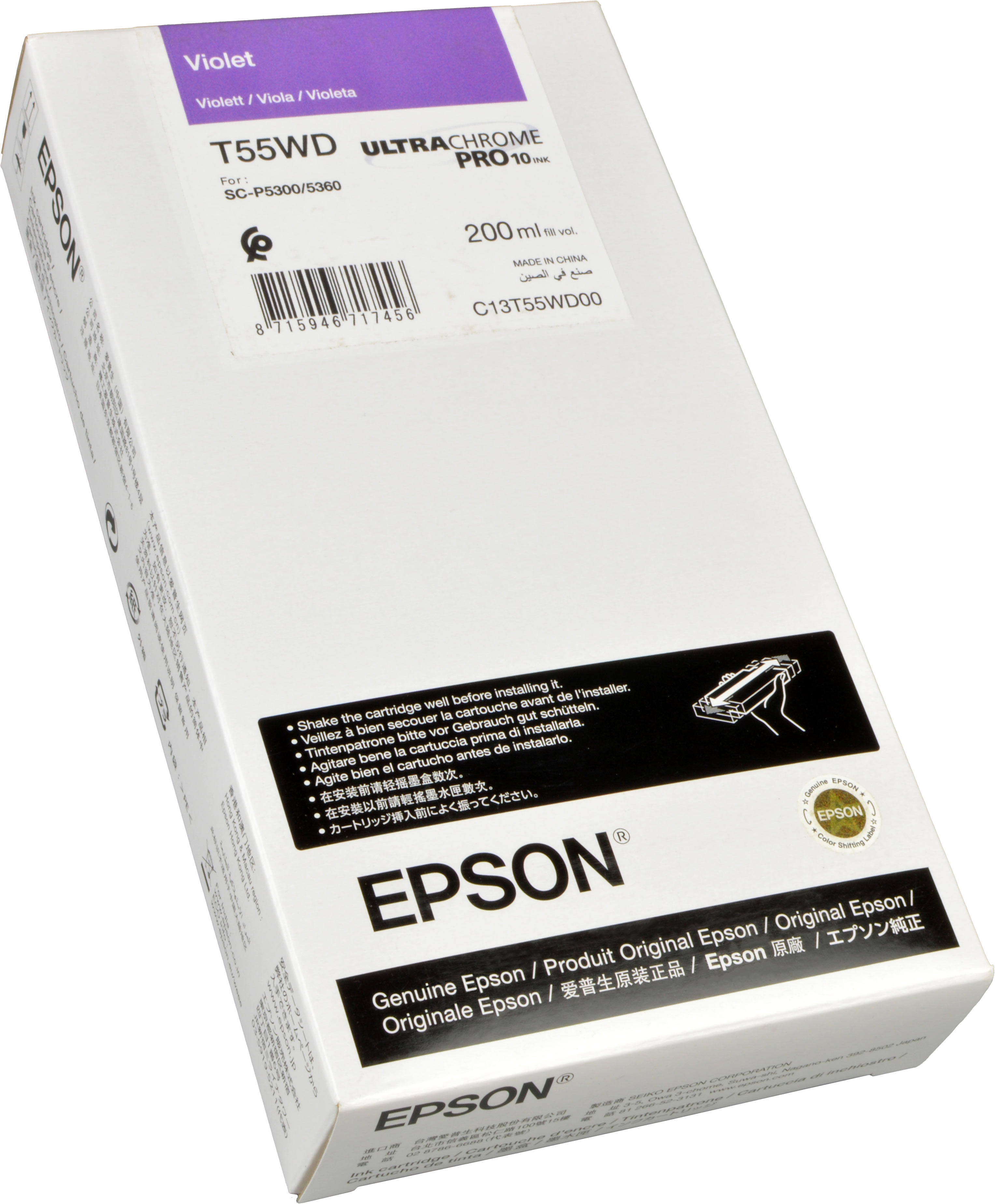 Epson Tinte C13T55WD00 violett T55WD