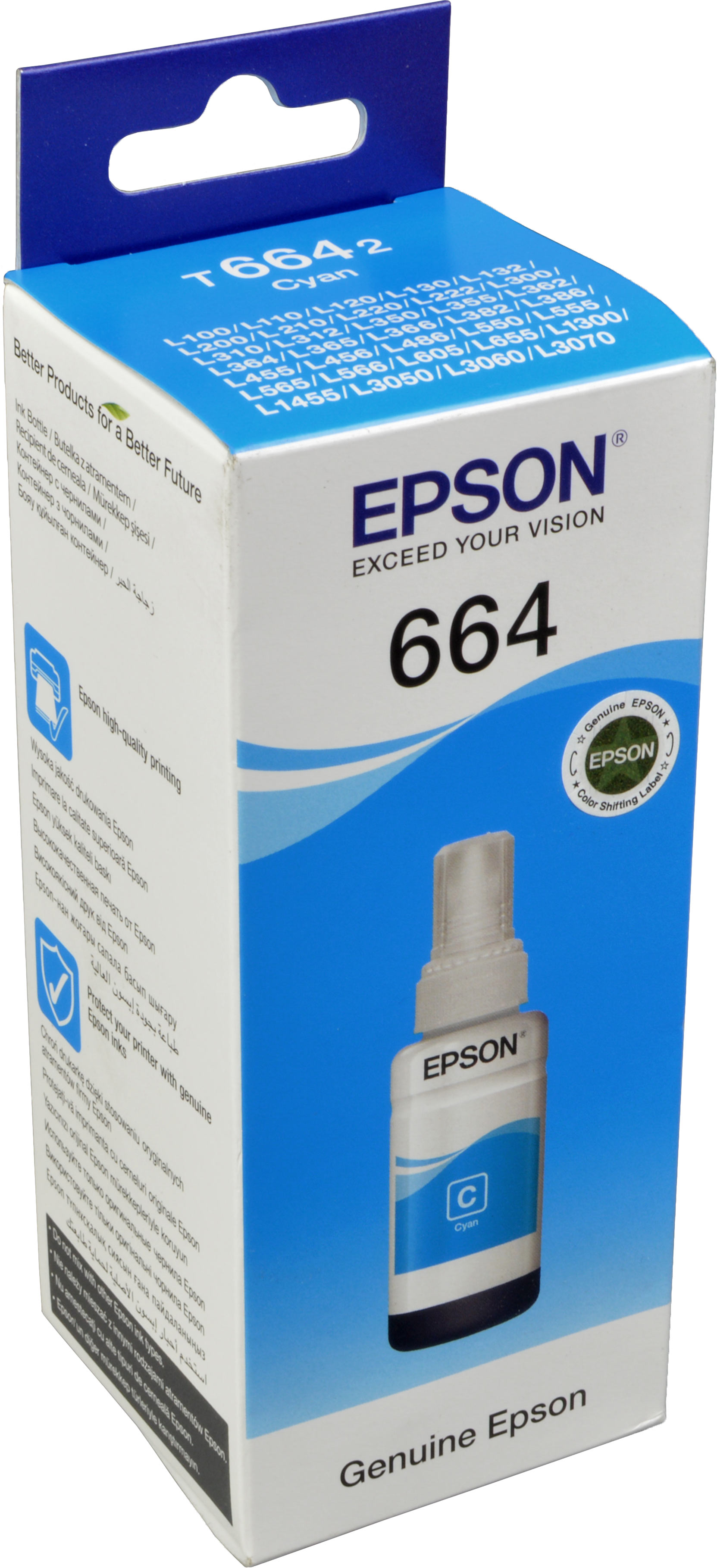 Epson Tinte C13T664240  T6642  cyan
