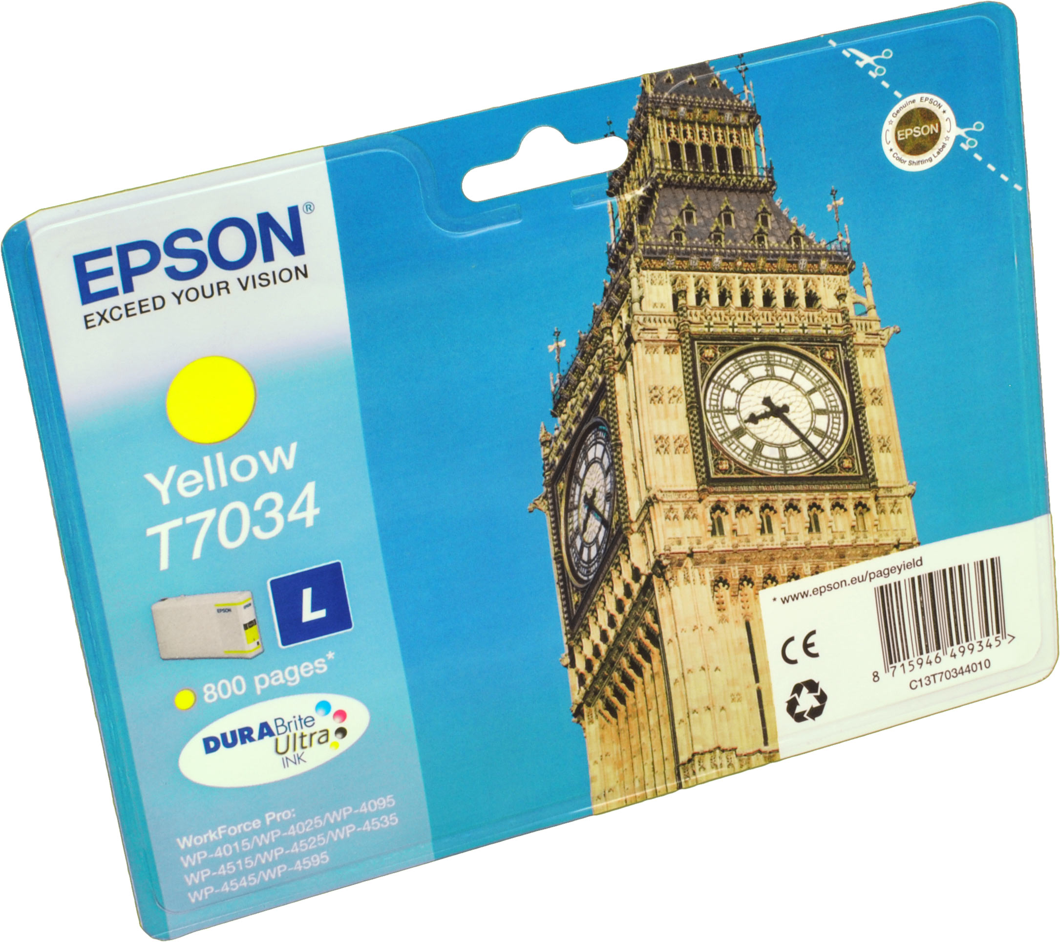 Epson Tinte C13T70344010 yellow