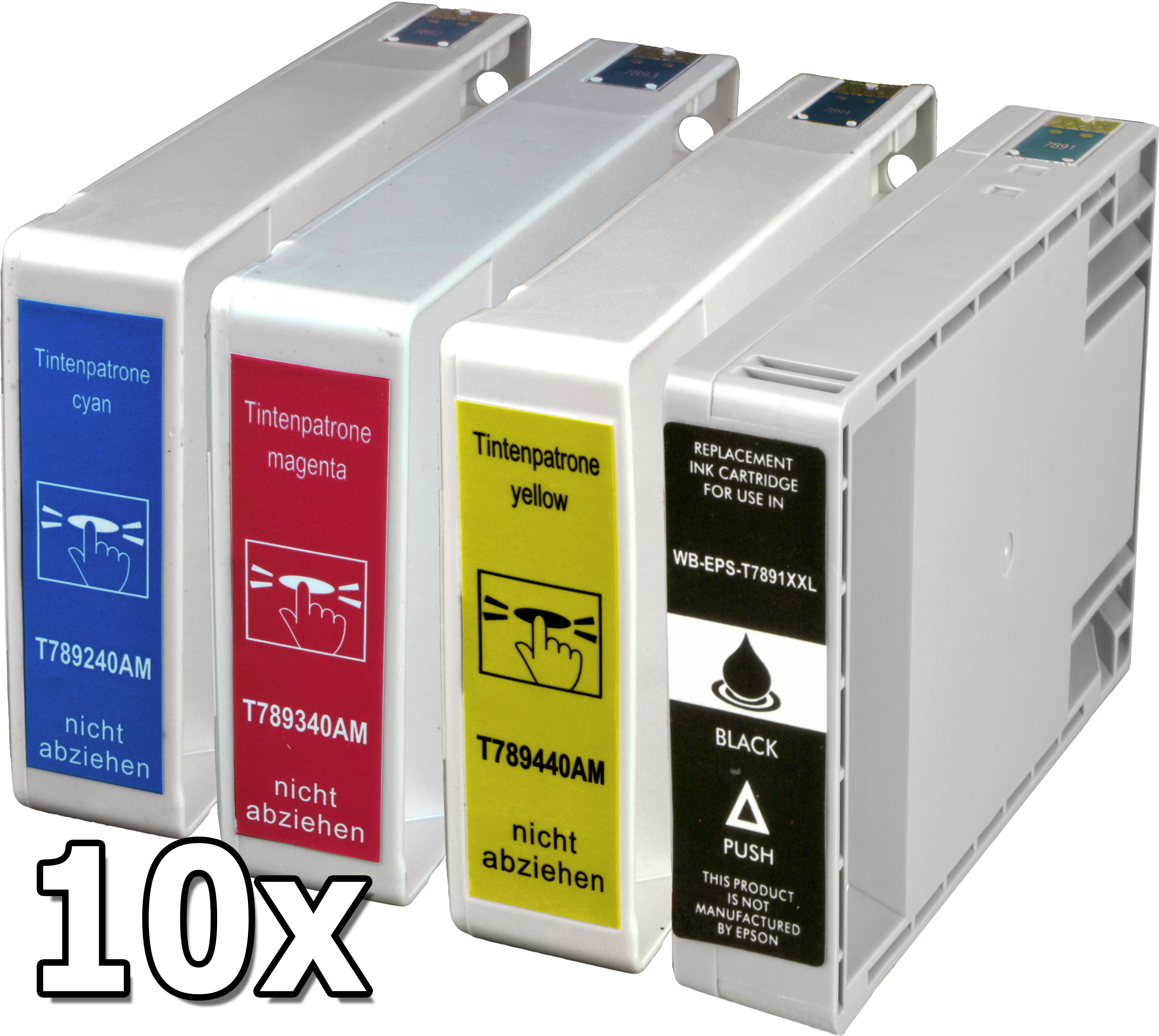 4260388552027 - 10 Tinten ersetzt Epson C13T7891 - 7894 4-farbig 4260388552027 - 10 Tinten ersetzt Epson C13T7891 - 7894 4-farbig