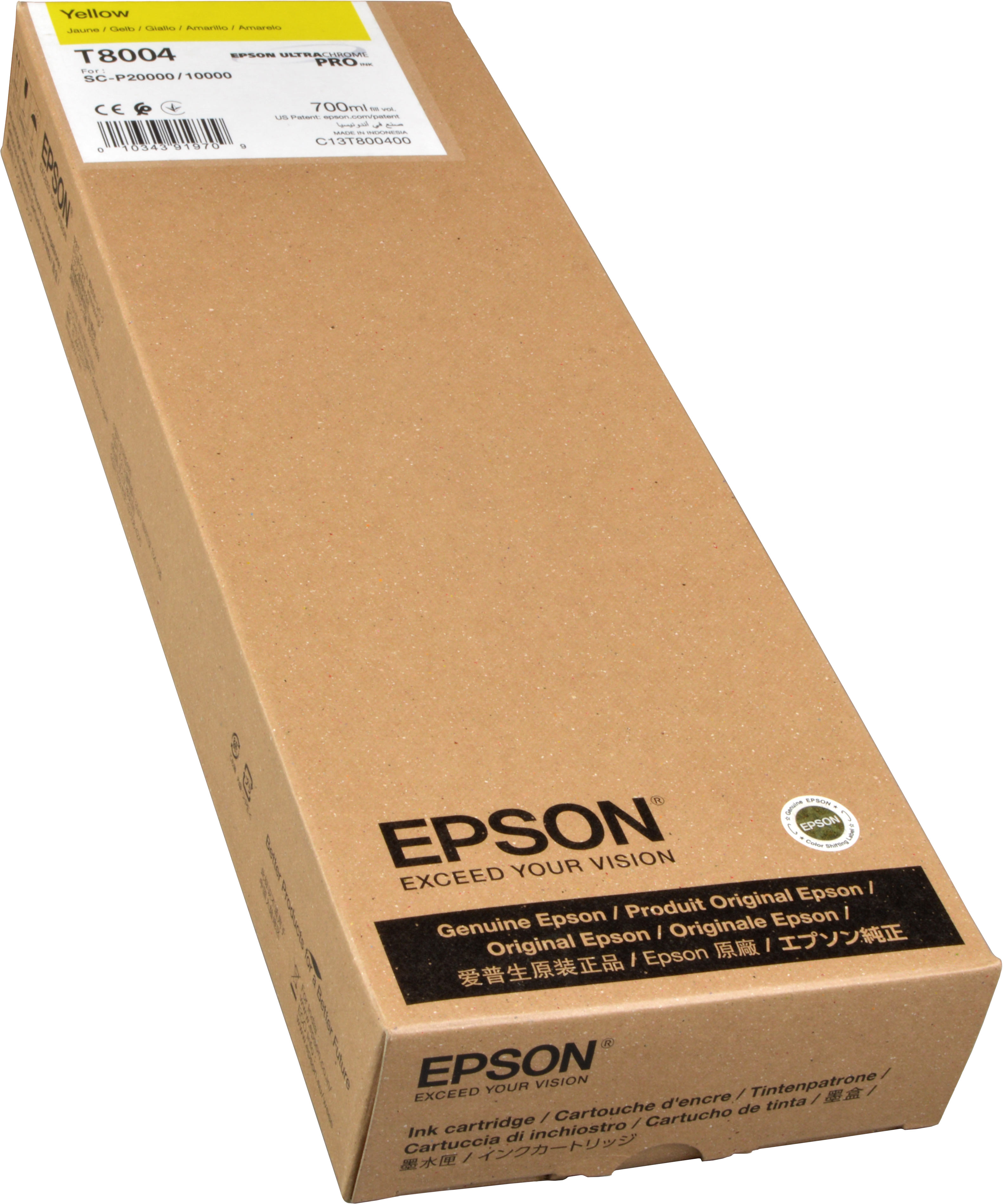 Epson Tinte C13T800400 T8004  yellow