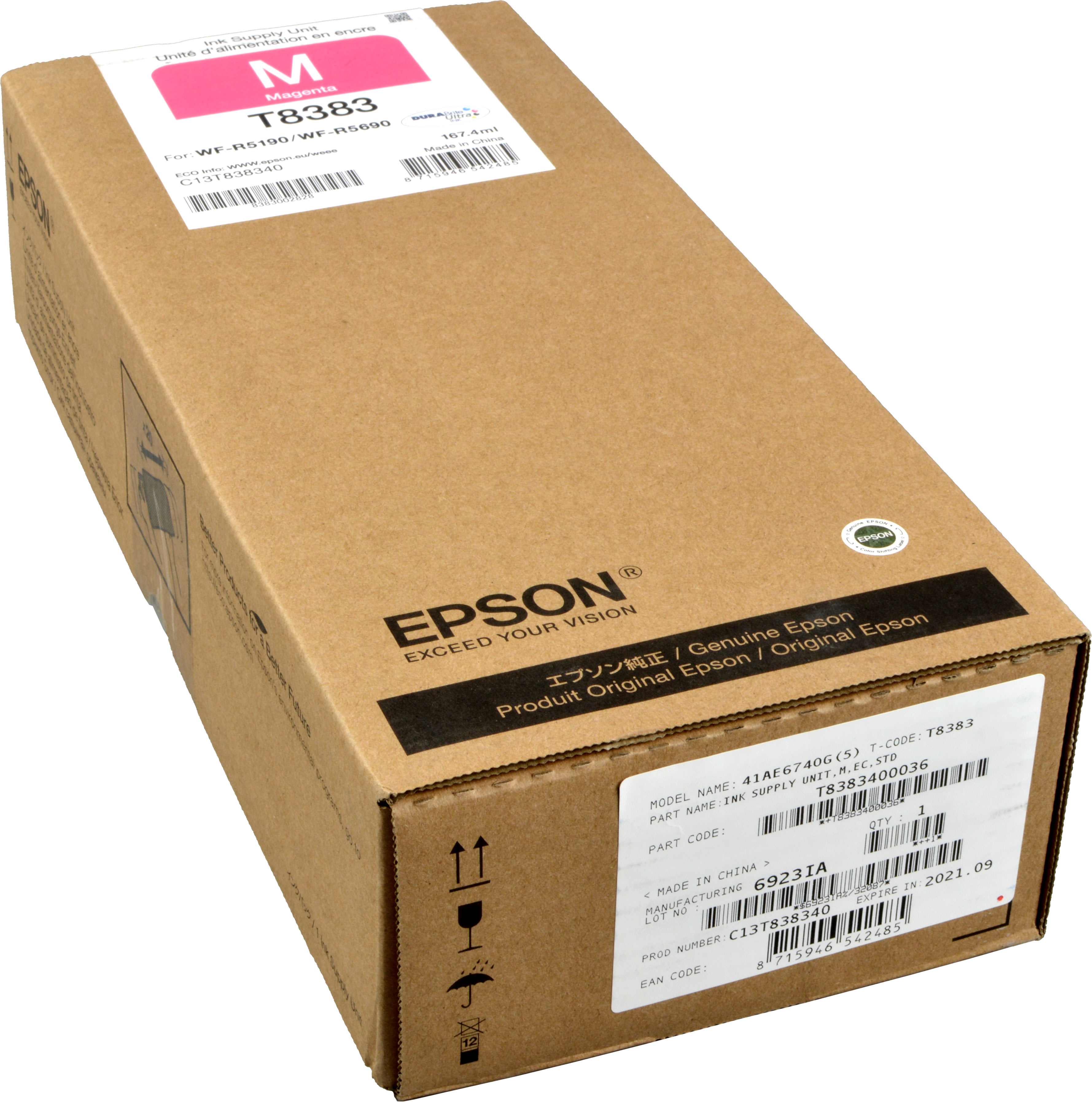 Epson Tinte C13T838340  T8383  magenta XL