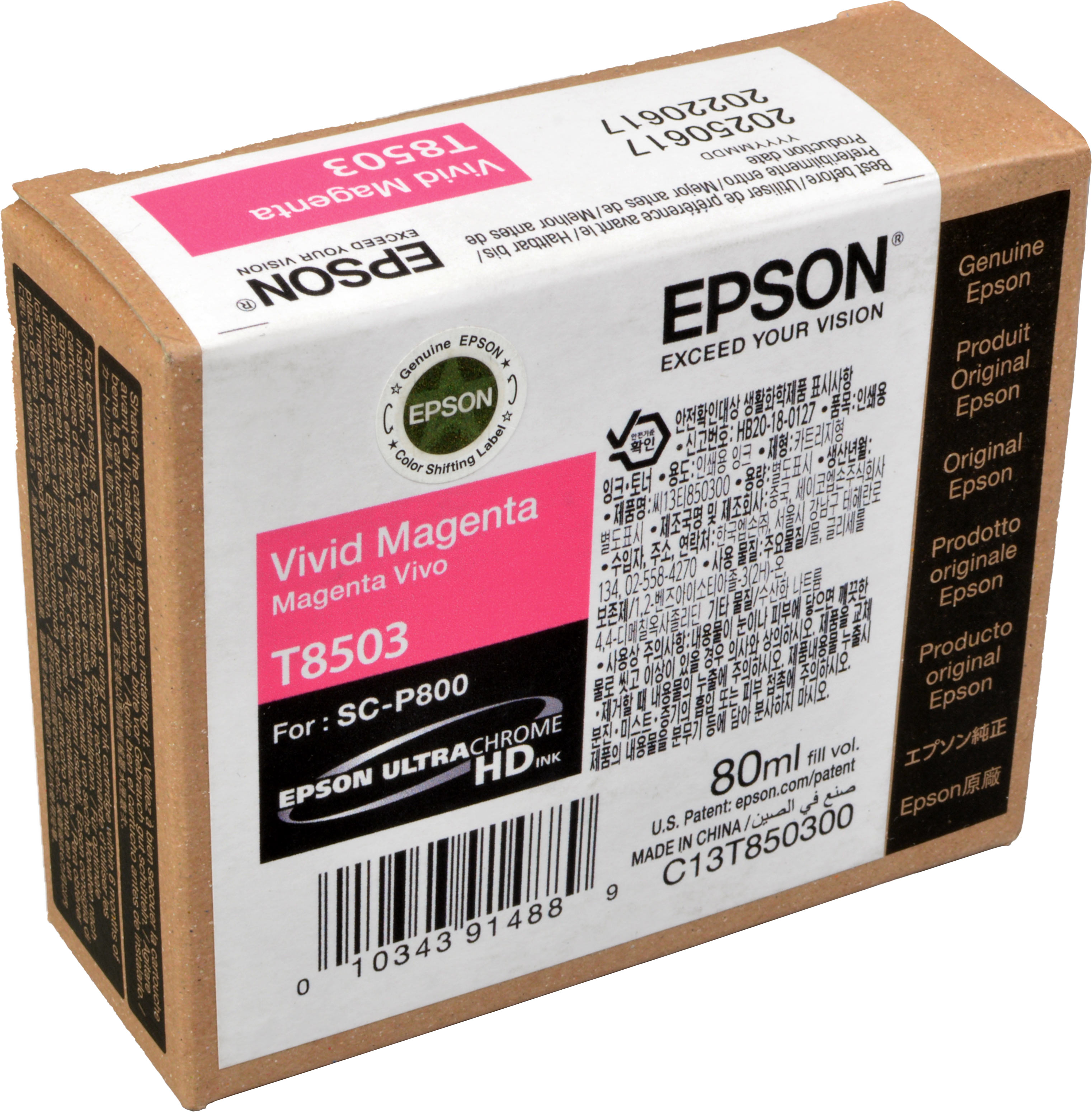 Epson Tinte C13T850300  T8503  Vivid Magenta
